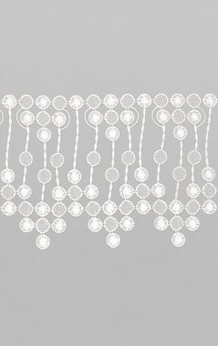Scheibengardine Pearl, Plauener Spitze®, (1 St), transparent, HxB 18x40cm