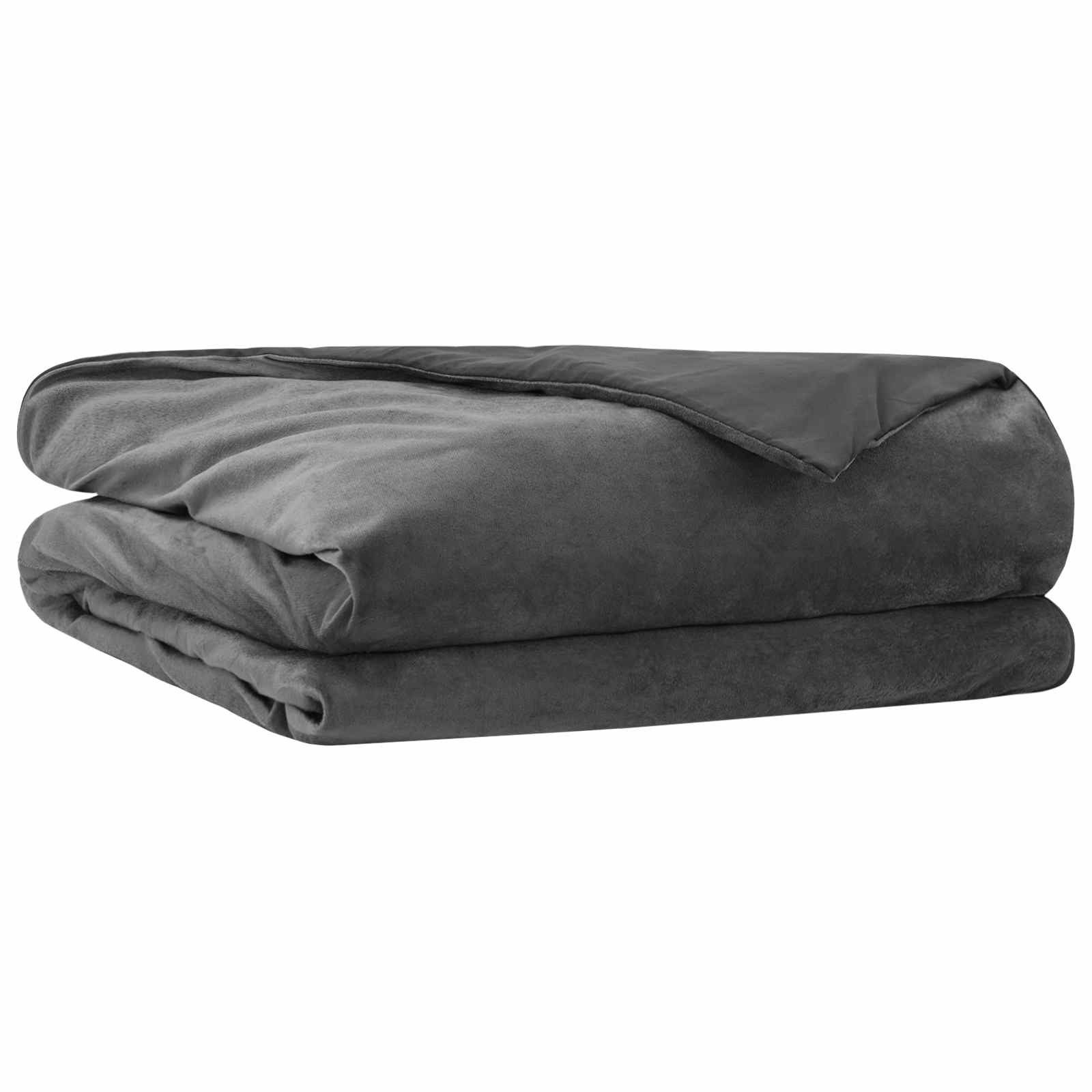 vidaXL Bettüberwurf Gewichtsdecke Anthrazit 155 x 220 cm 11 kg 100% Baumwolle 205T