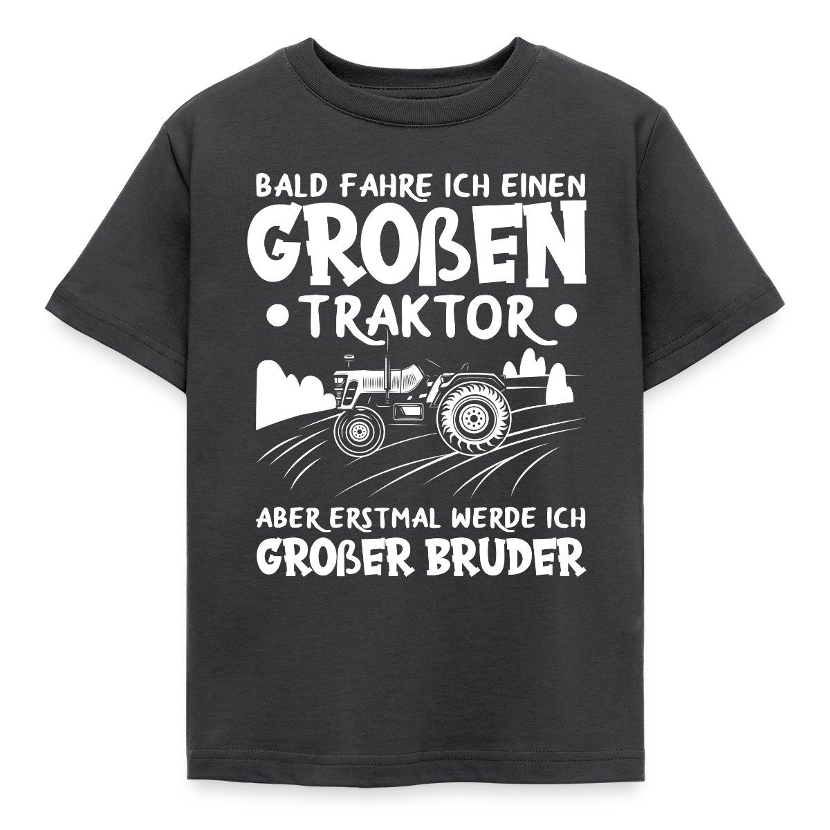 Spreadshirt T-Shirt Ich Werde Großer Bruder Traktor Geschenk Kinder T-Shirt (1-tlg) Fällt klein aus. Wir empfehlen, eine Größe größer zu bestellen.