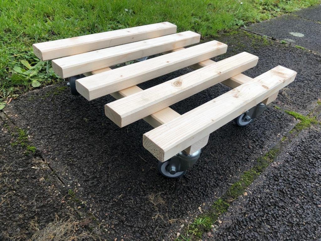 Schlögel Pflanzenroller Pflanzenroller Scandi-Design TNA200 Vollholzroller Nadelholz gehobelt, gute Festigkeits- und Elastizitätseigenschaft