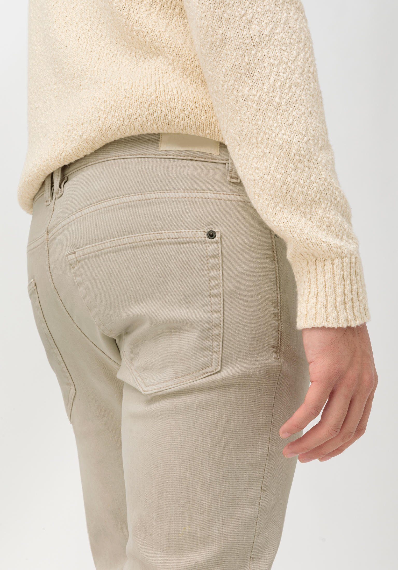 Jasper Slim Fit mineralgefärbt Bio-Denim aus stein Hessnatur 5-Pocket-Jeans (1-tlg)