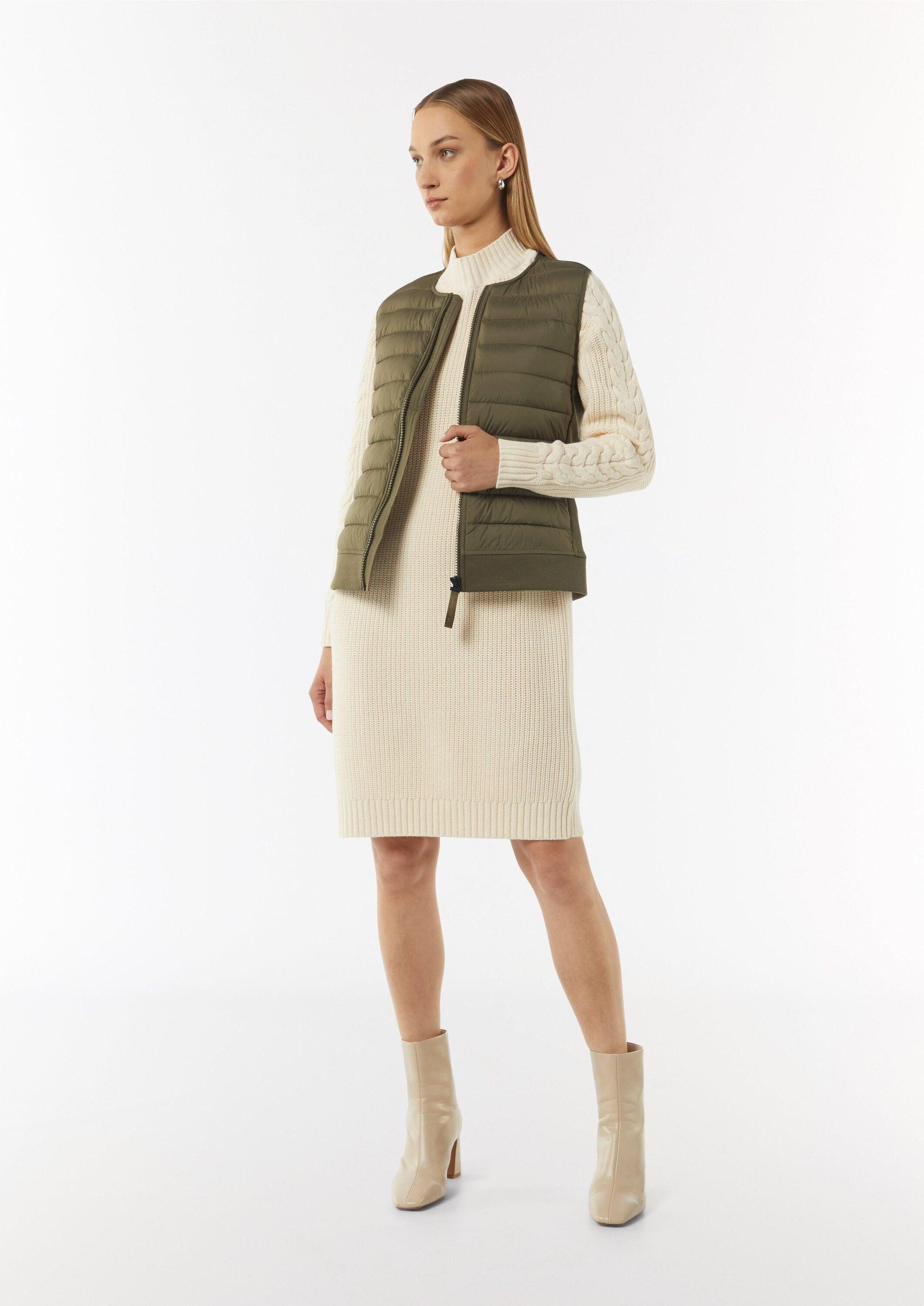 comma Funktionsweste Indoor-Weste Leichte Steppweste im Fabricmix