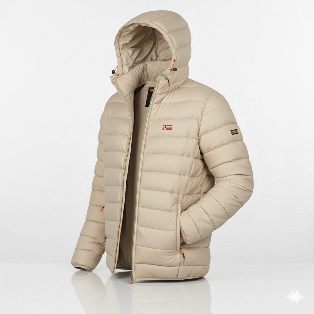 Geographical Norway Steppjacke Hochwertige Outdoorjacke AMIGOLOR mit Kapuze günstig online kaufen