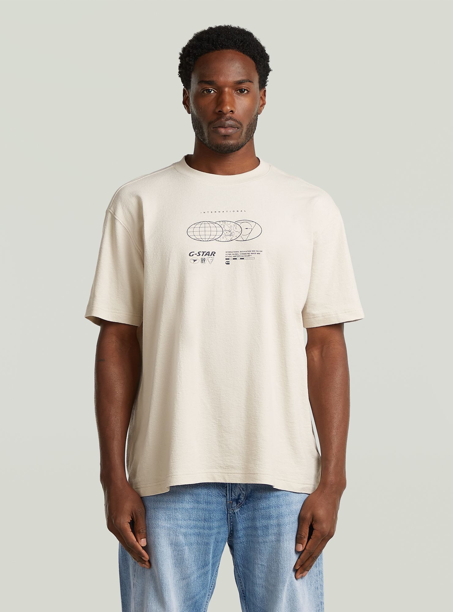 G-STAR T-Shirt Globes Relaxed T-Shirt