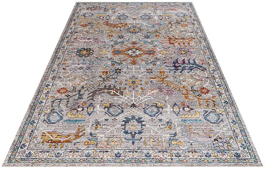 Teppich Picasso 605, Festival, rechteckig, Höhe: 6 mm, Orient Look, Kurzflor | Kurzflor-Teppiche