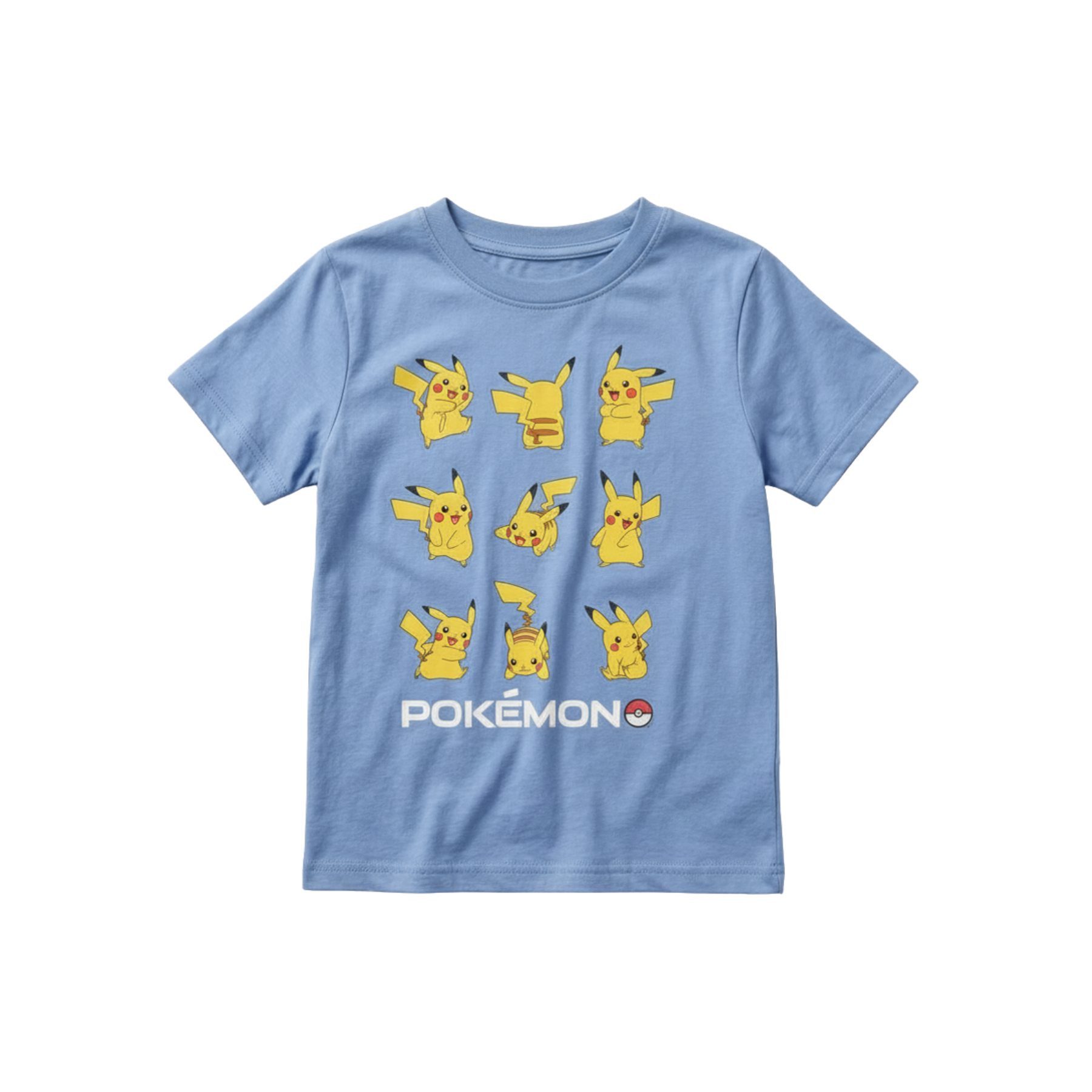POKÉMON T-Shirt Kinder Shirt Baumwolle T Shirt für Jungen und Mädchen