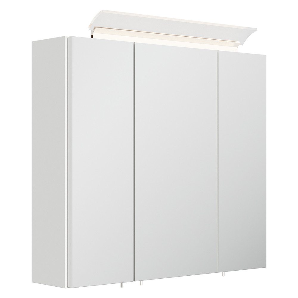 Lomadox Spiegelschrank BATLEY-02 70cm breit, weiß günstig online kaufen