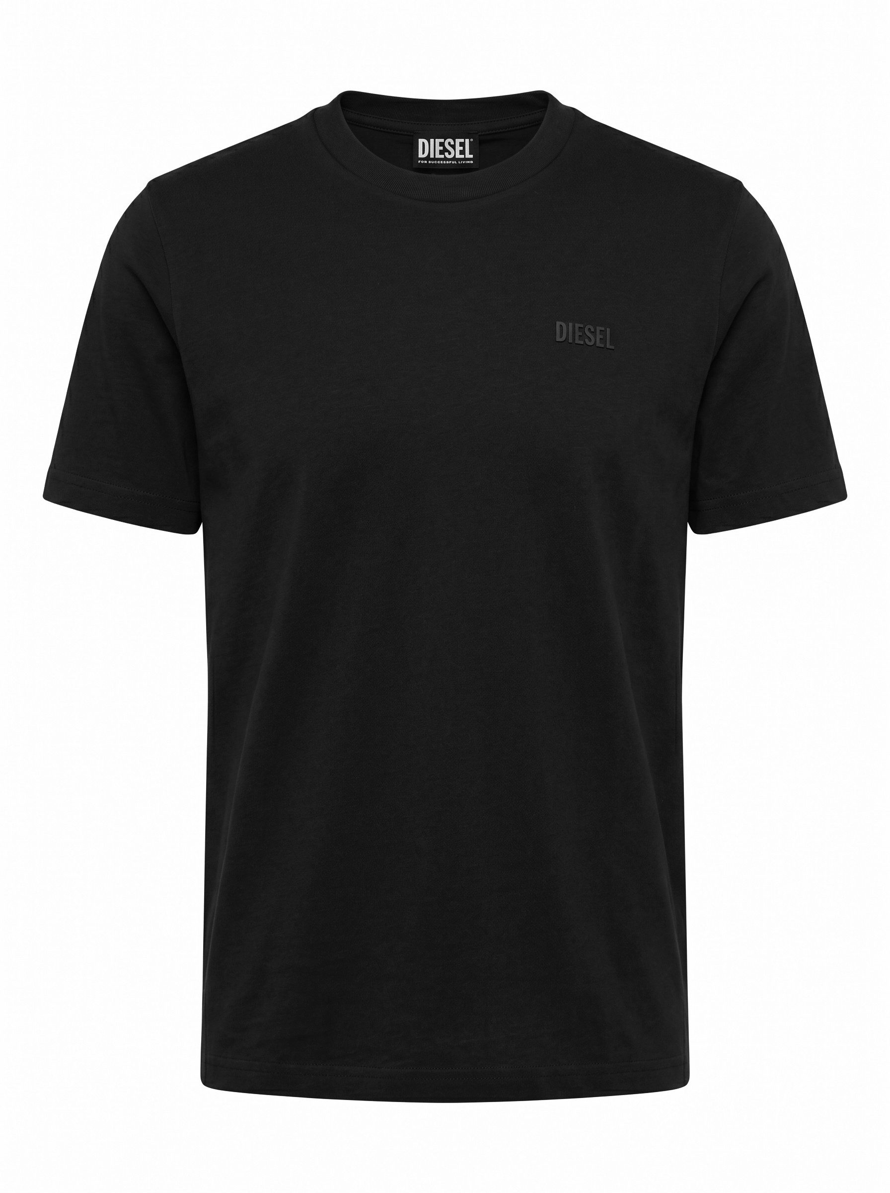 Diesel Rundhalsshirt mit Diesel Logo auf der Brust - T-JUST 250121
