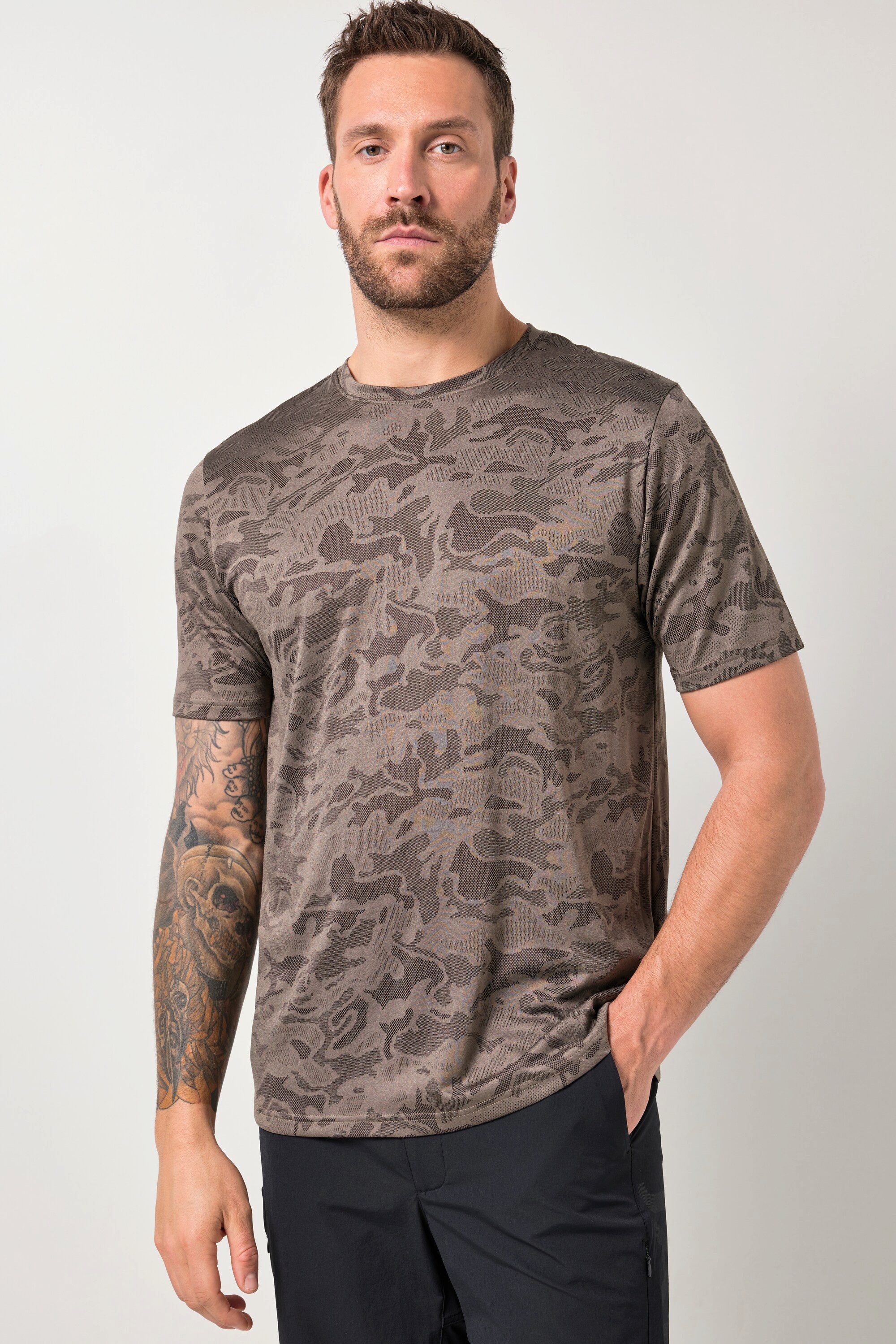 JP1880 T-Shirt T-Shirt Bikewear Halbarm Mesh Alloverdruck