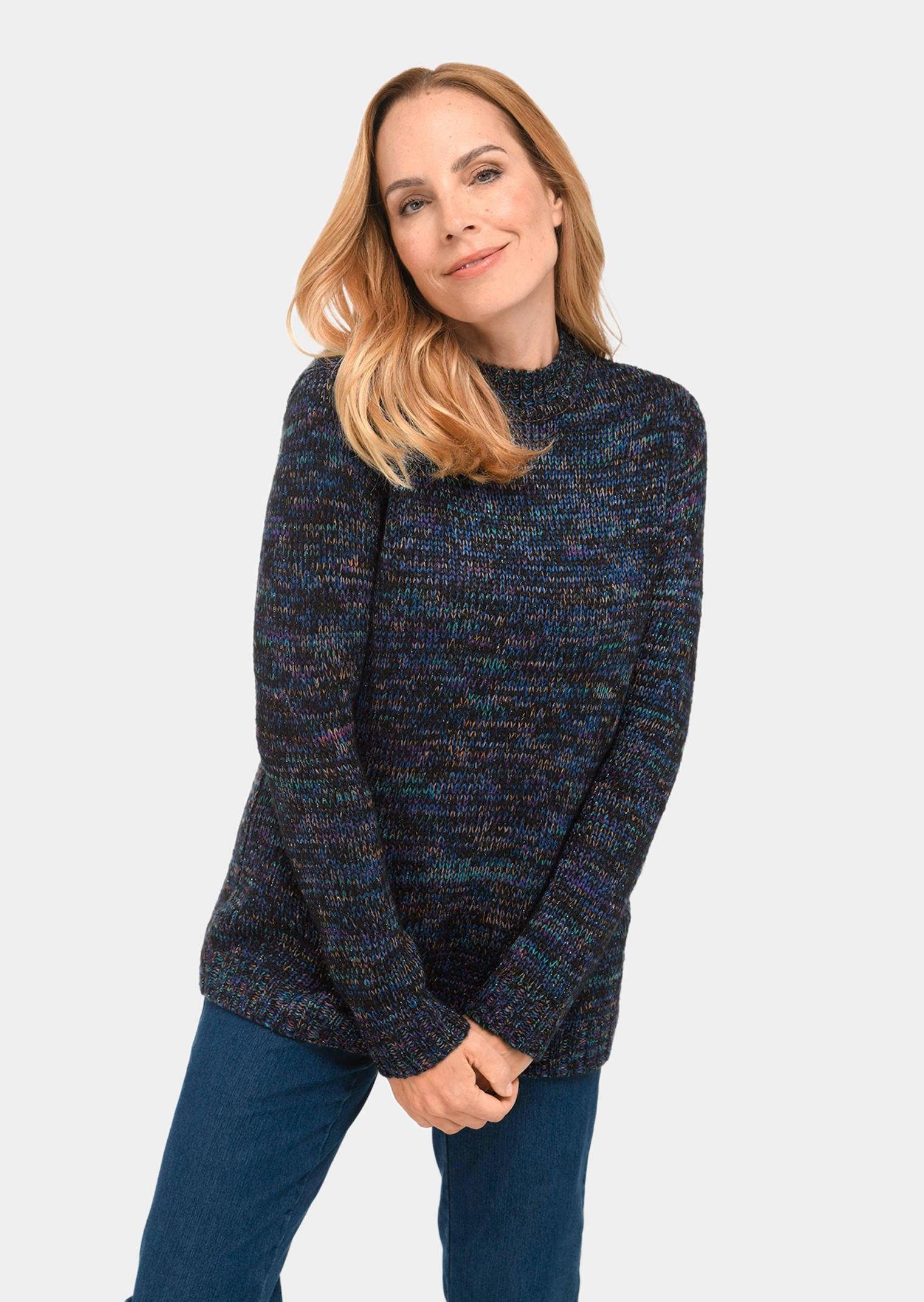 GOLDNER Trageangenehmer Multicolor-Pullover Strickpullover