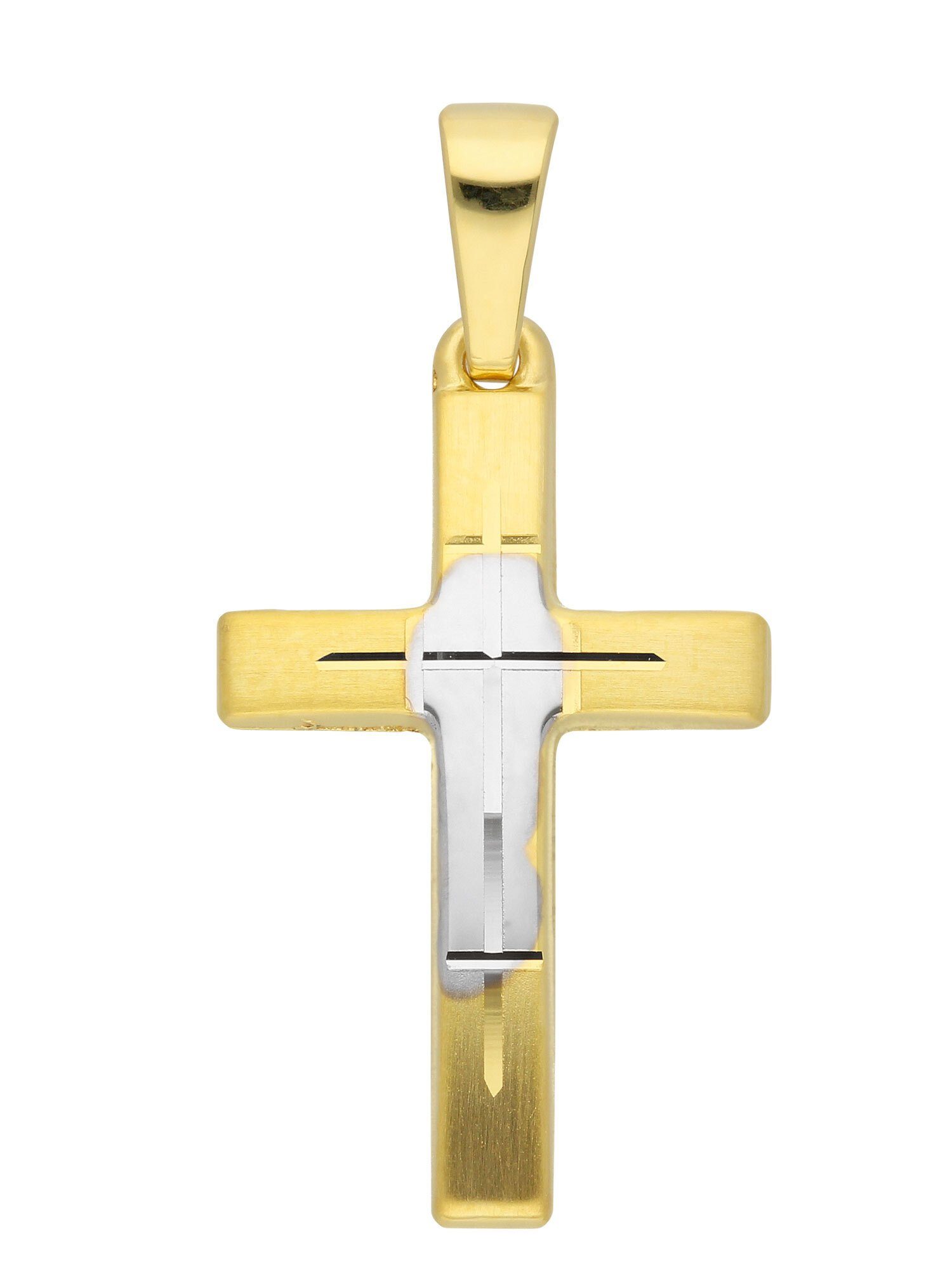 333 & für Anhänger, Gold Goldschmuck Kreuz Adelia´s Herren Damen Kettenanhänger