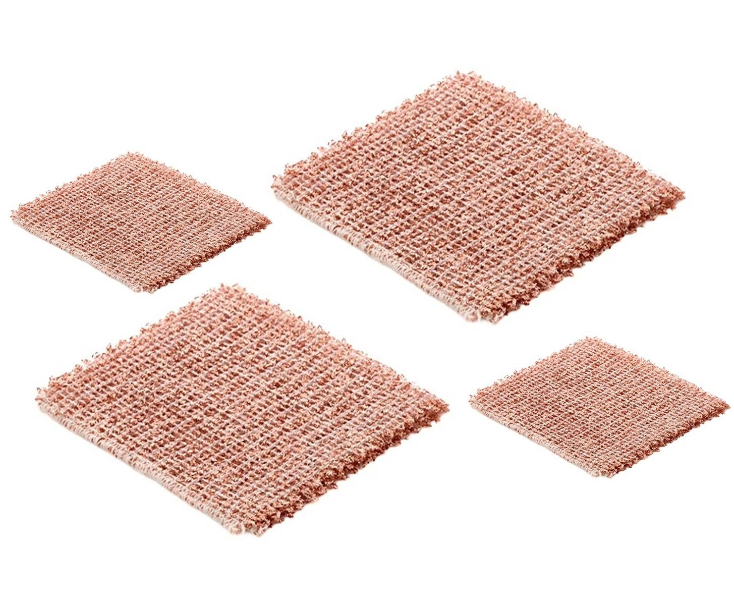 Pizzaschneider 4er Set Kupfertücher Topfreiniger Kupfertuch Kupferlappen 2 Stück