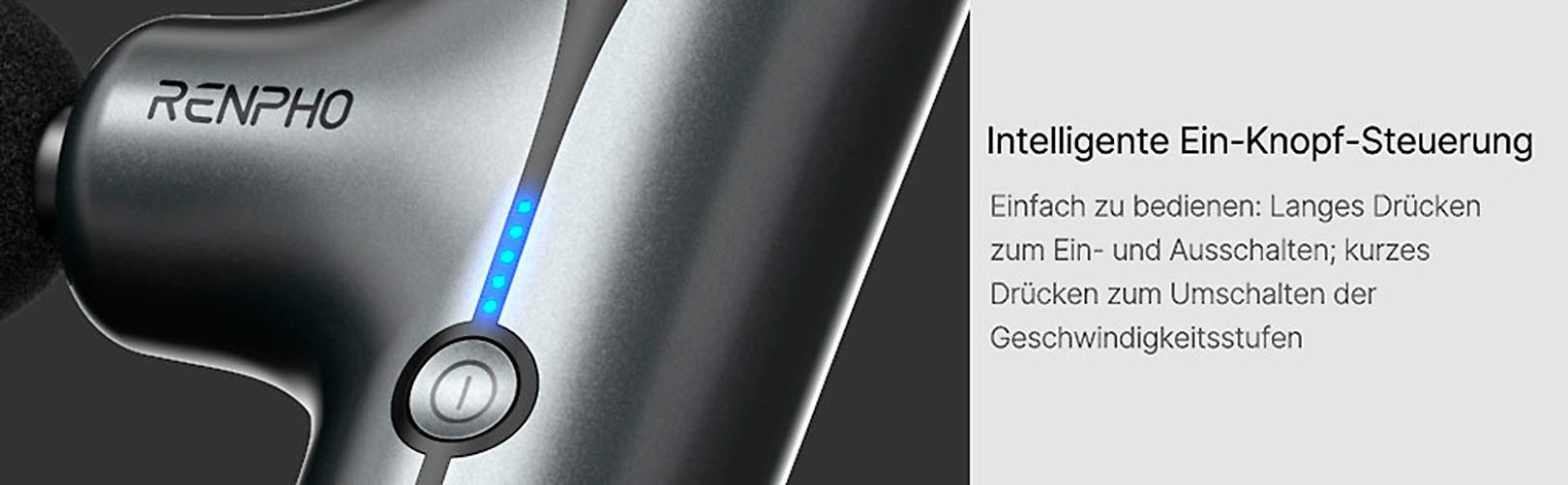 RENPHO Massagepistole Renpho Mini Massage Gun GM173, Ideal für Menschen, die viel unterwegs sind