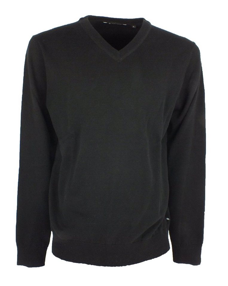 Kings Road V-Ausschnitt-Pullover Herren Pullover (1-tlg) Baumwolle