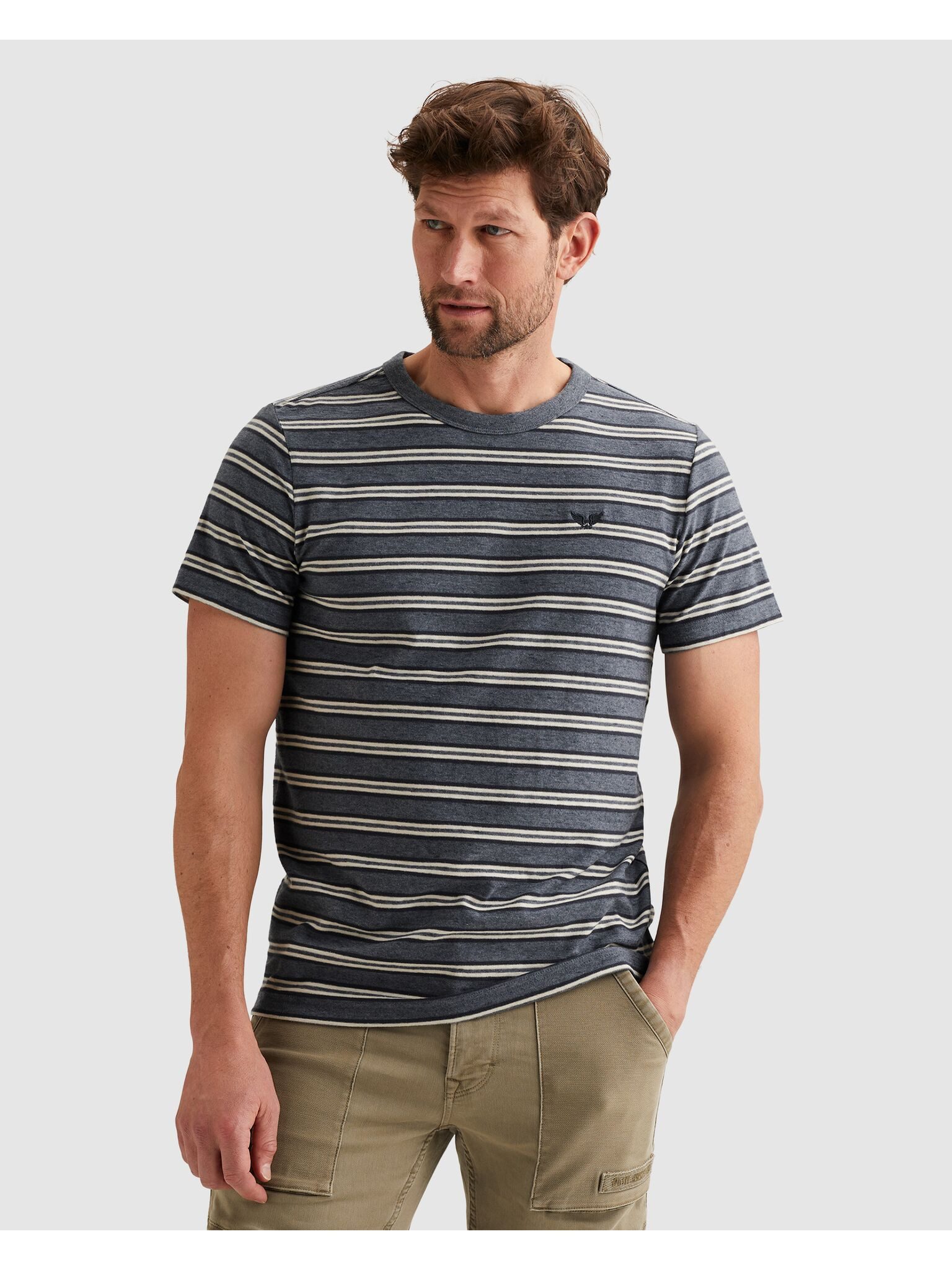 PME LEGEND T-Shirt in melierter Optik