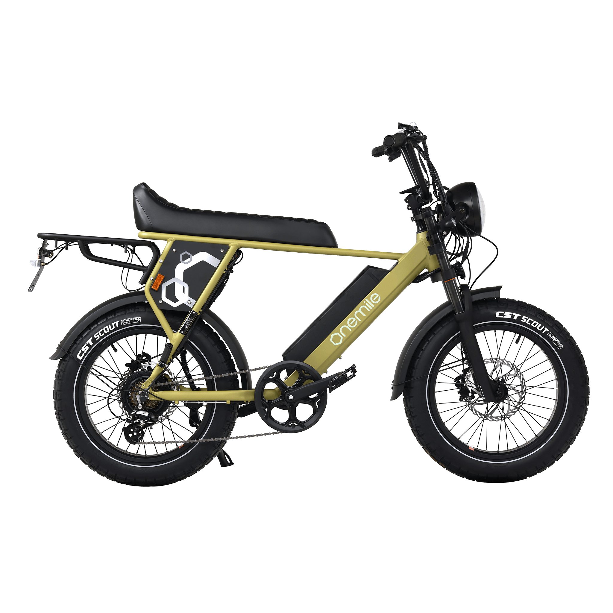 DOTMALL E-Bike Mountainbike Onemile Scrambler Pro S,52V 19.2AH Akku,Shimano 7 Gang
