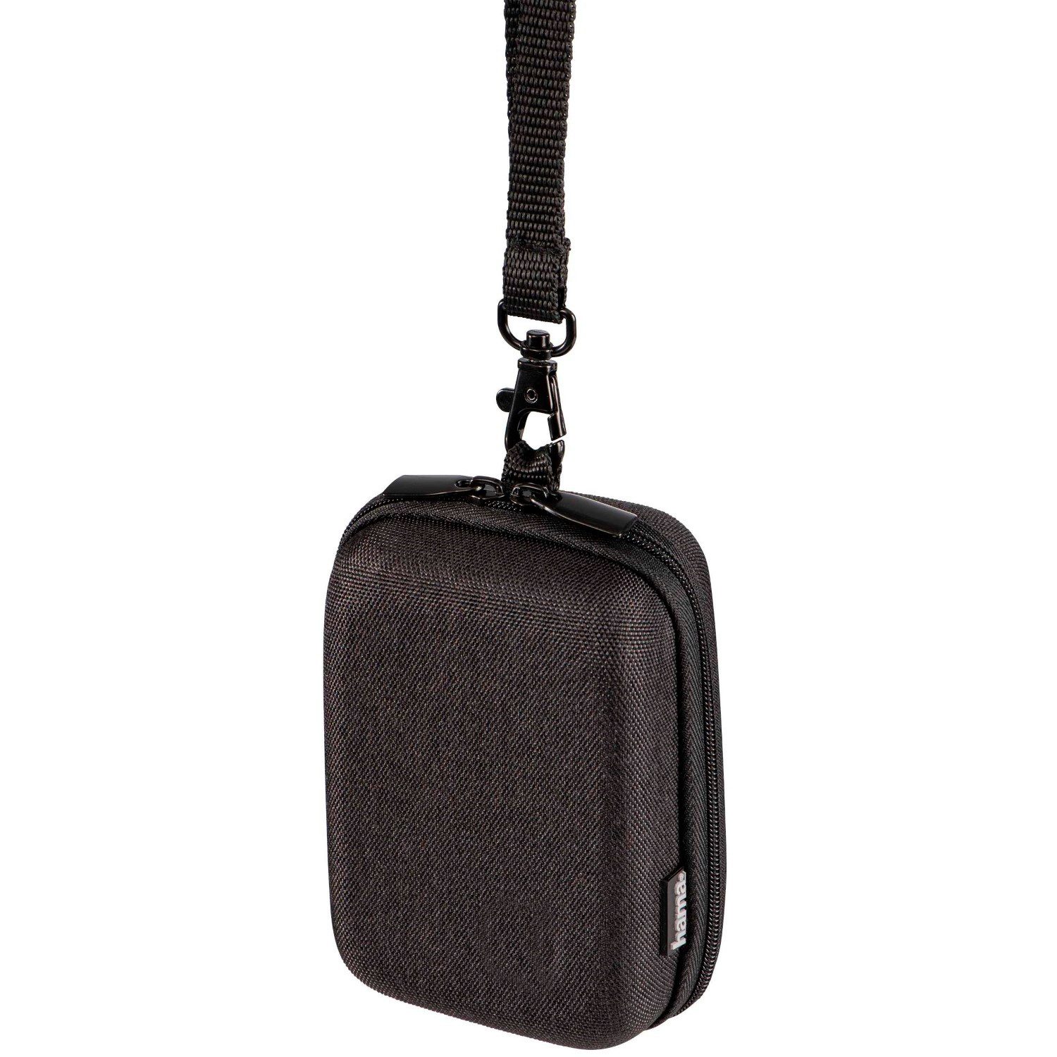 Hama Kameratasche Hardcase Ambato 60M Kamera-Tasche Schwarz, Schutz-Hülle Cover Foto-Etui Camera-Bag Gürtelschlaufe Digital-Kamera