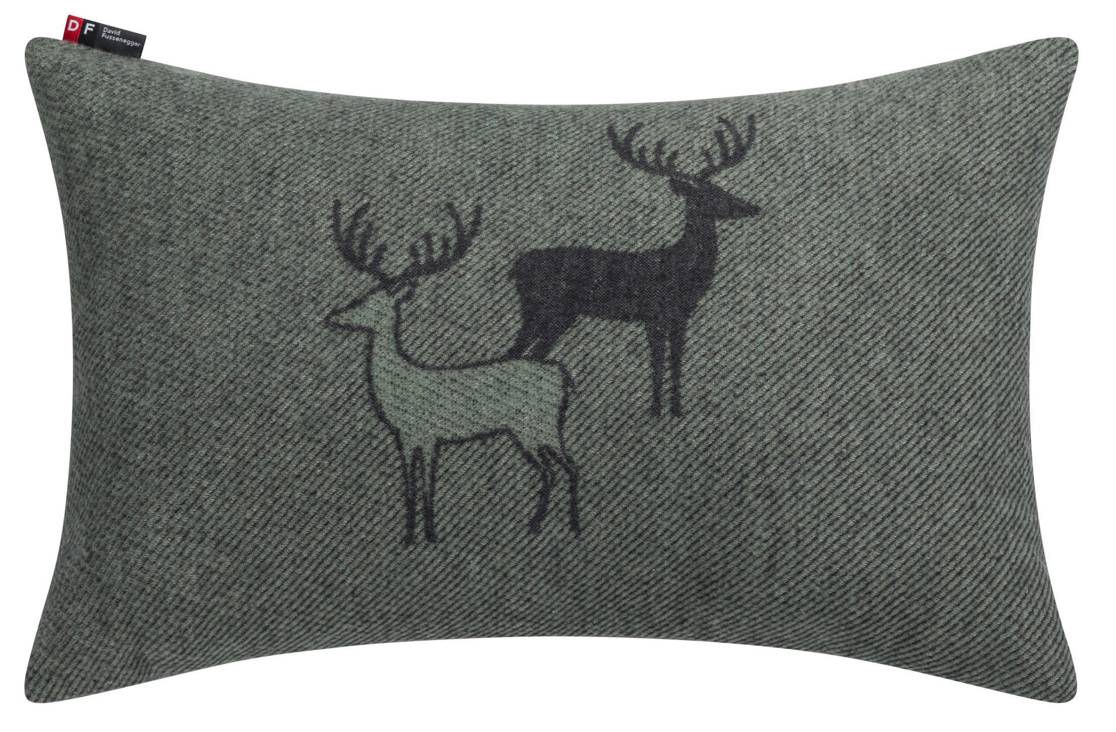 DAVID FUSSENEGGER Kissenhülle Silvretta 'Hirschrudel' 40 günstig online kaufen