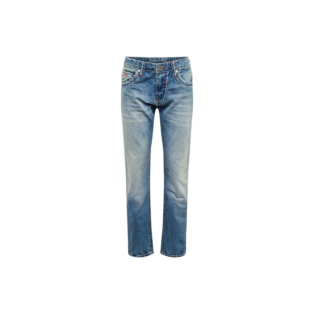 hell-grau CAMP (1-tlg) DAVID 5-Pocket-Jeans