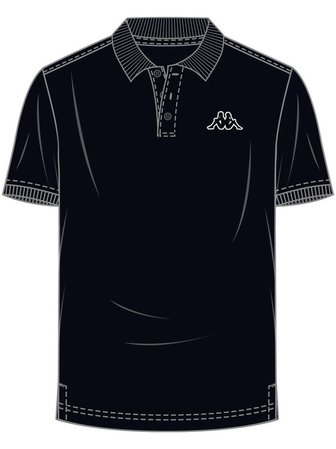 Kappa Poloshirt Poloshirt in großen Größen