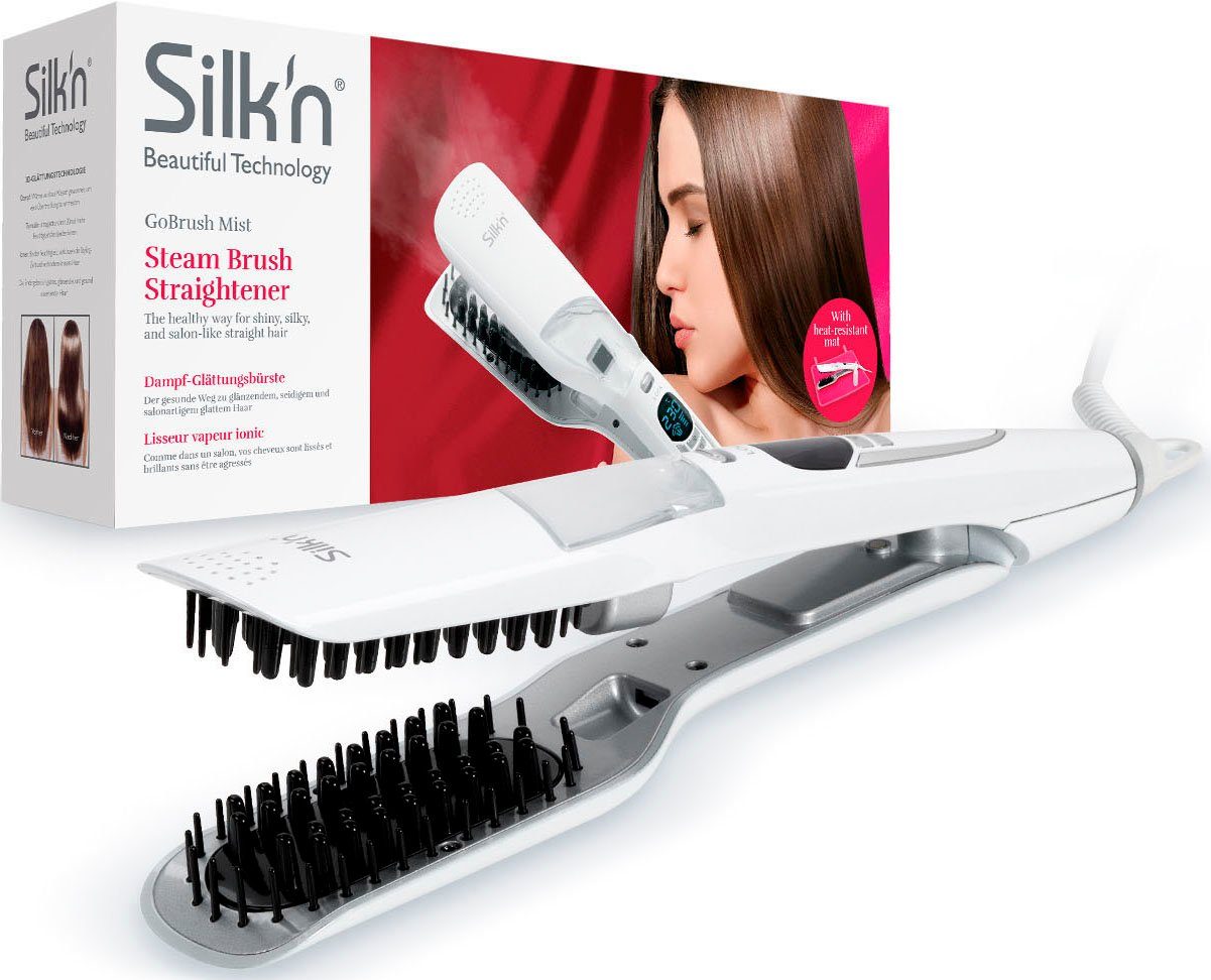 Silk'n Dampf-Glättungsbürste Mist, Haarglättbürste GoBrush