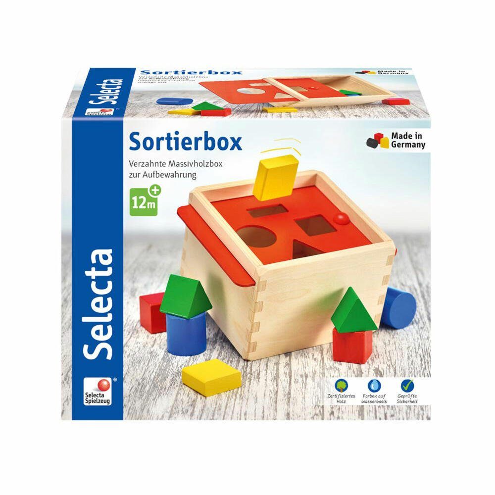 Steckspielzeug Selecta Sortierbox