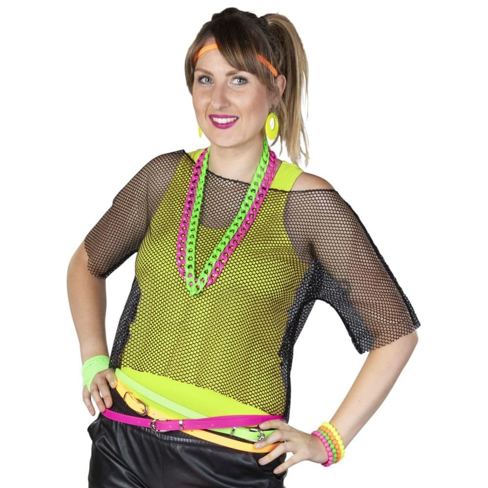 MICA Kostüm Netzoberteil - für Damen - schwarz