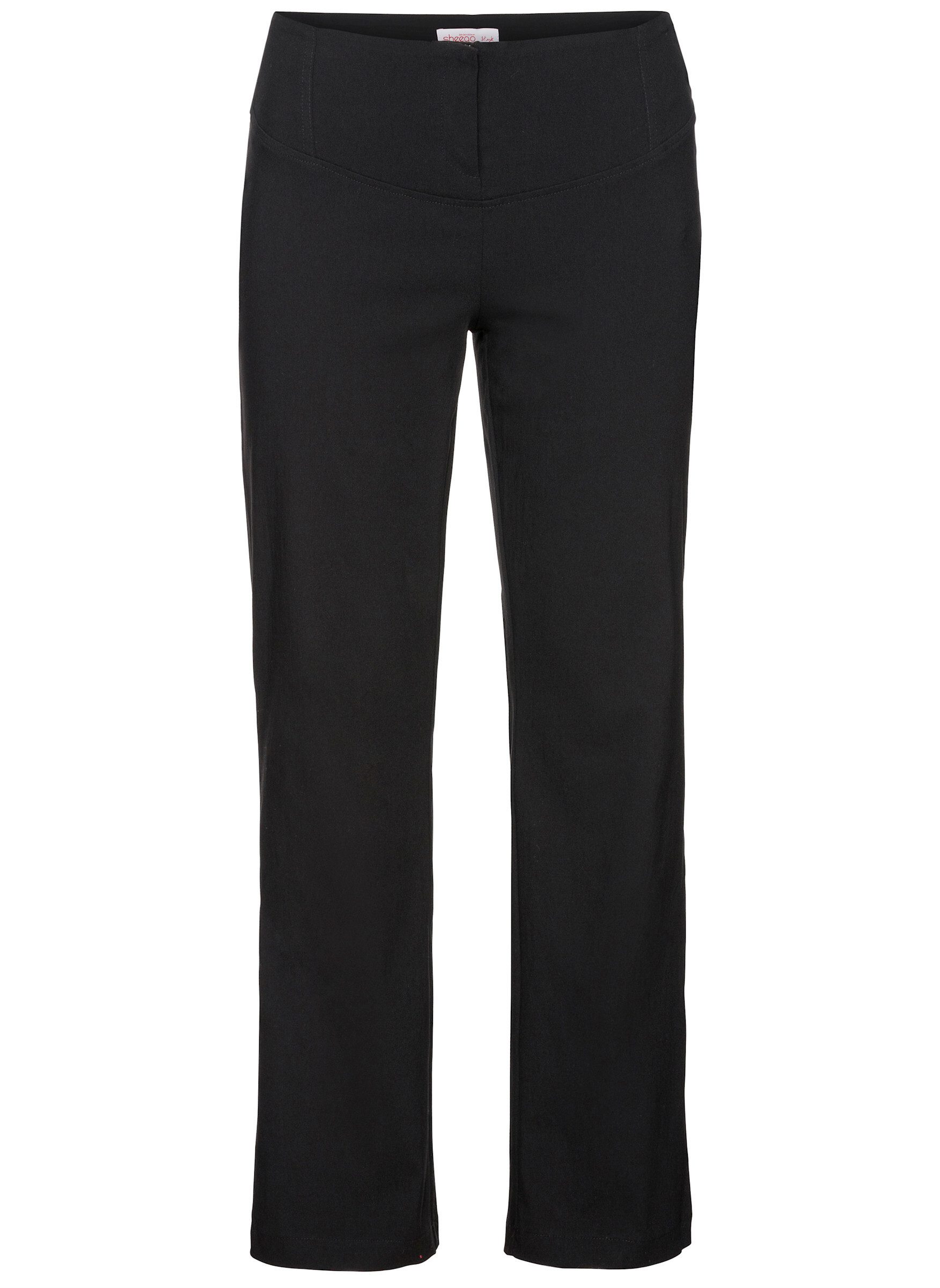 Sheego Jerseyhose Bootcuthose Innenbeinlänge ca. 75 günstig online kaufen