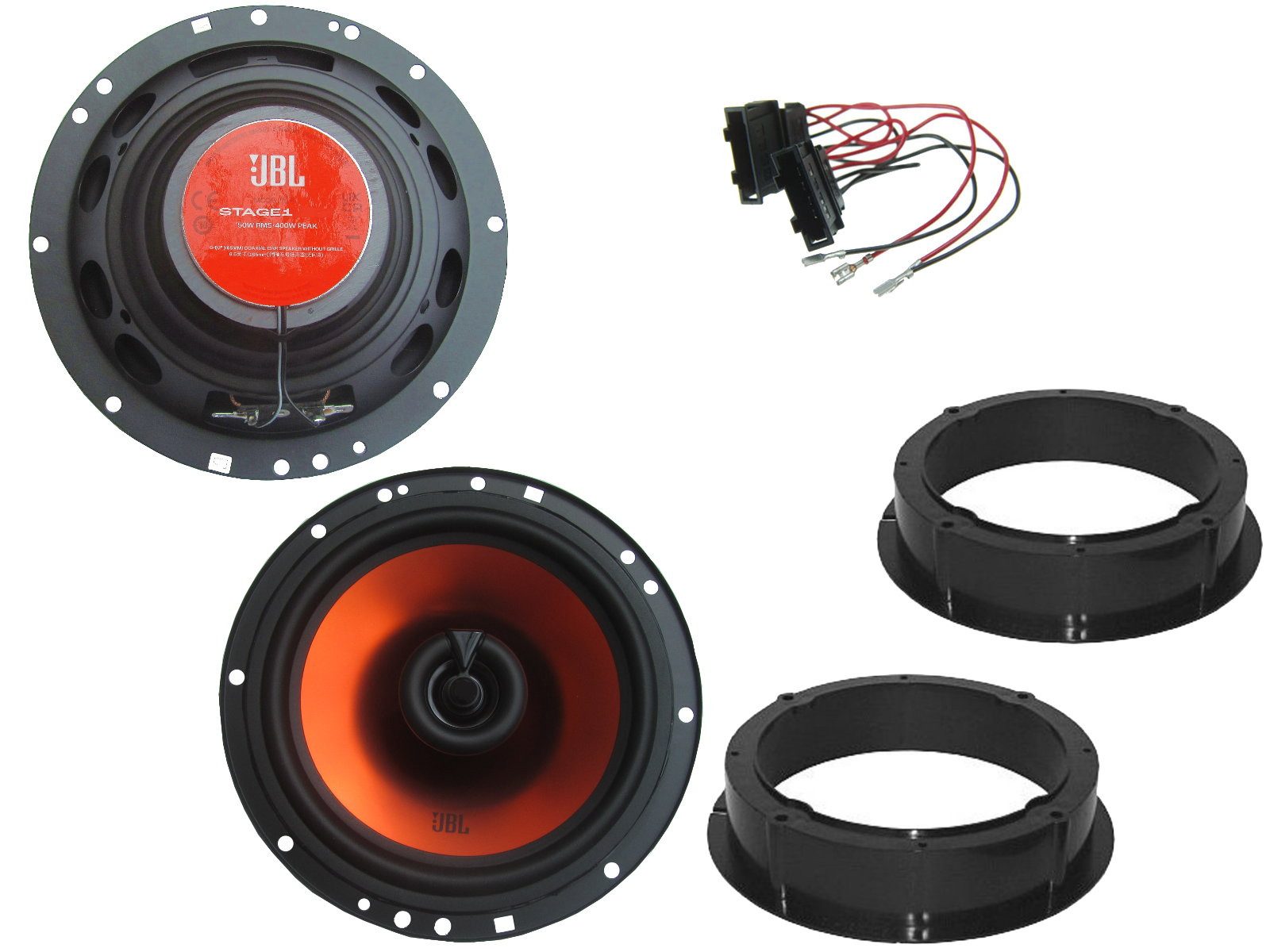 DSX JBL Lautsprecher Set für VW Up Bj 12.2011 bis 09.2020 Tür Vorne 400 W Auto-Lautsprecher (50 W)