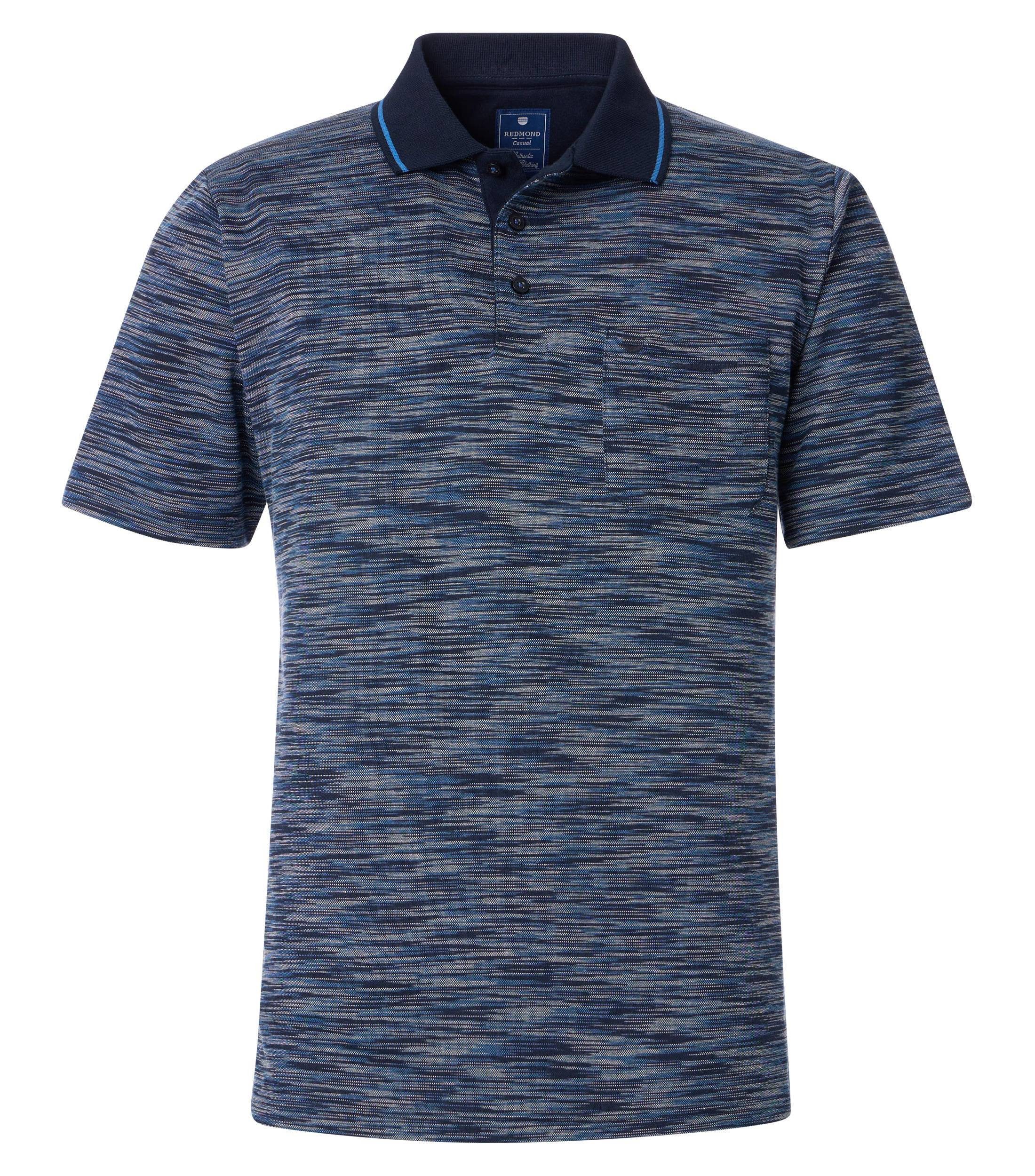 Redmond Poloshirt gemustert basic günstig online kaufen