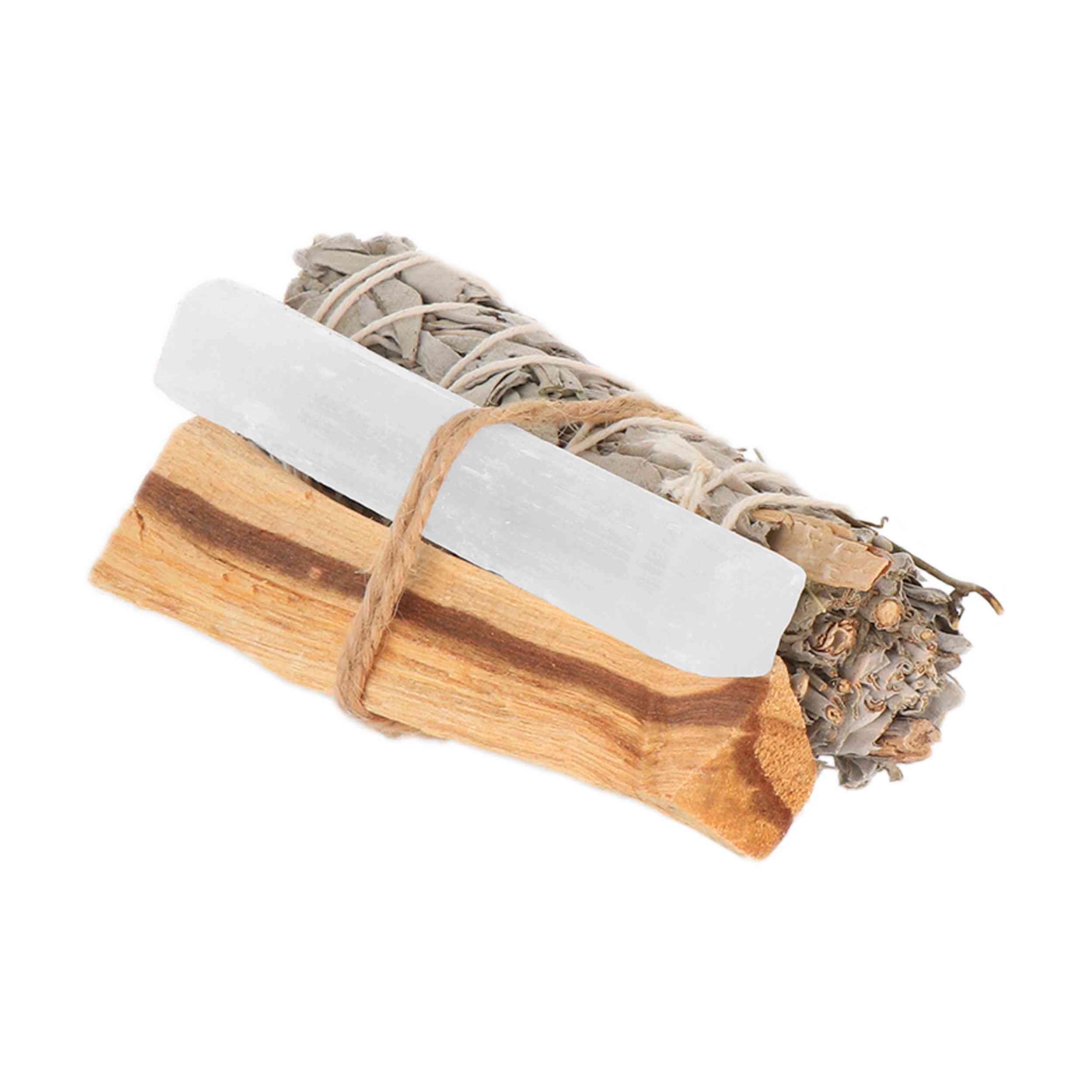 NKlaus Räucherschale Räucher-Set Salbei, Palo Santo & Selenit günstig online kaufen