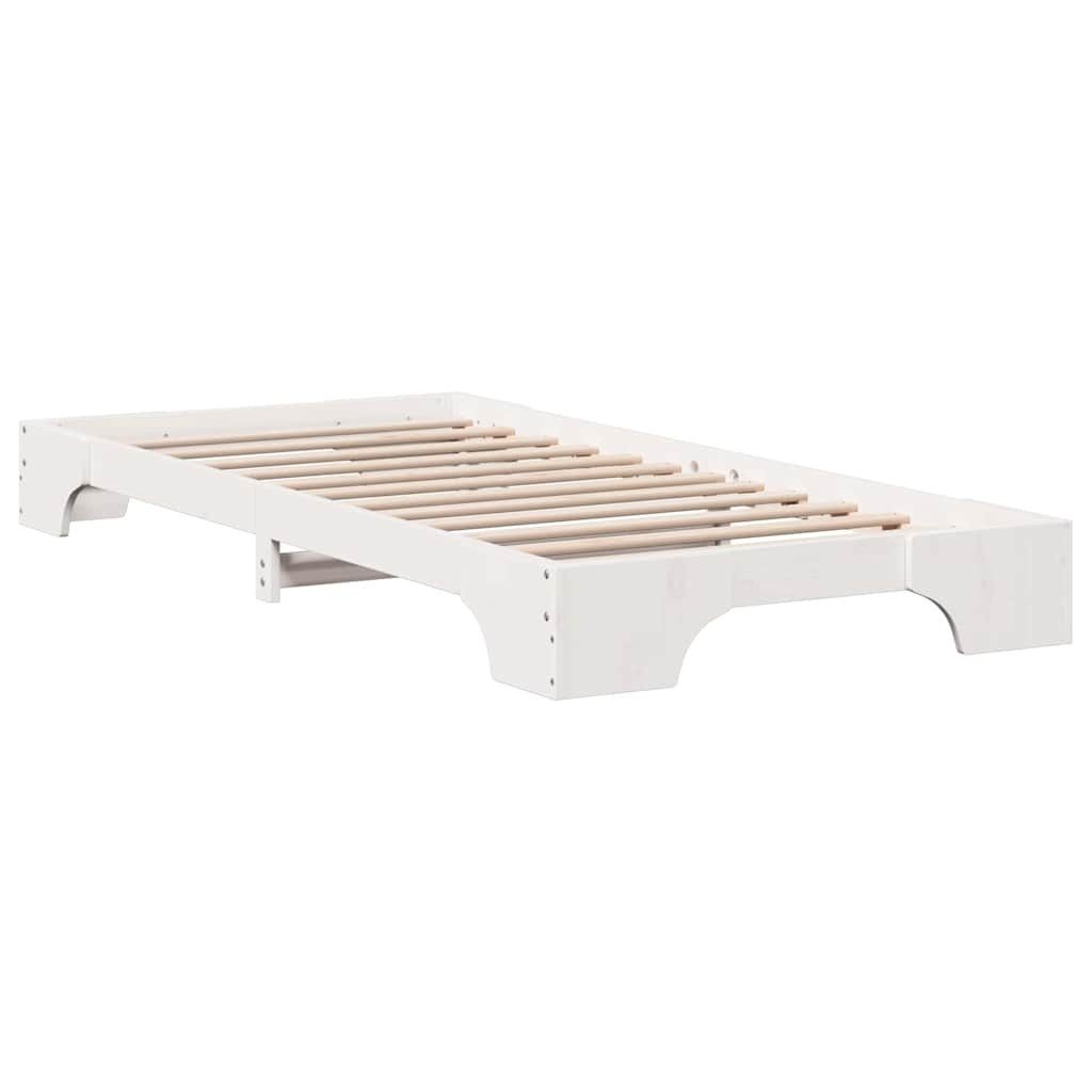 vidaXL Bett Bettgestell Weiß 80 x günstig online kaufen