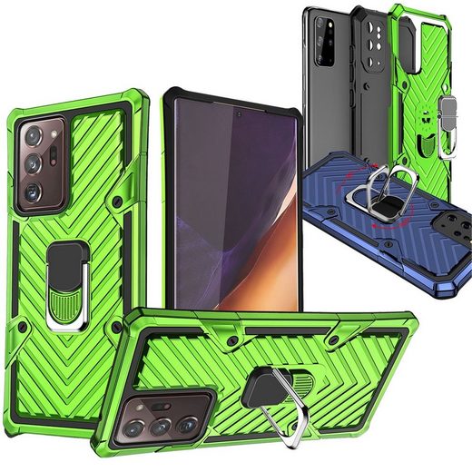 Wigento Handyhülle »Für Samsung Galaxy Note 20 Ultra Hybrid Case Metall