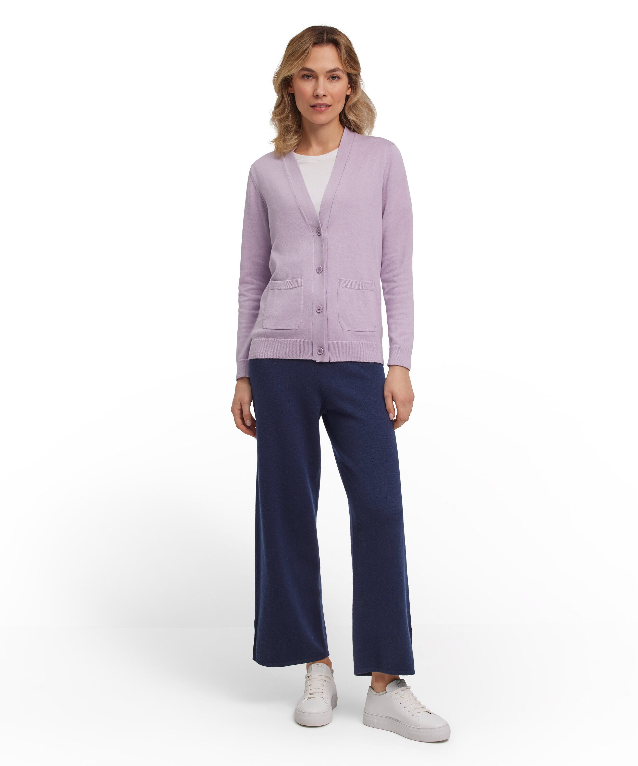 FALKE Strickjacke (1-tlg) mit Bio-Baumwolle