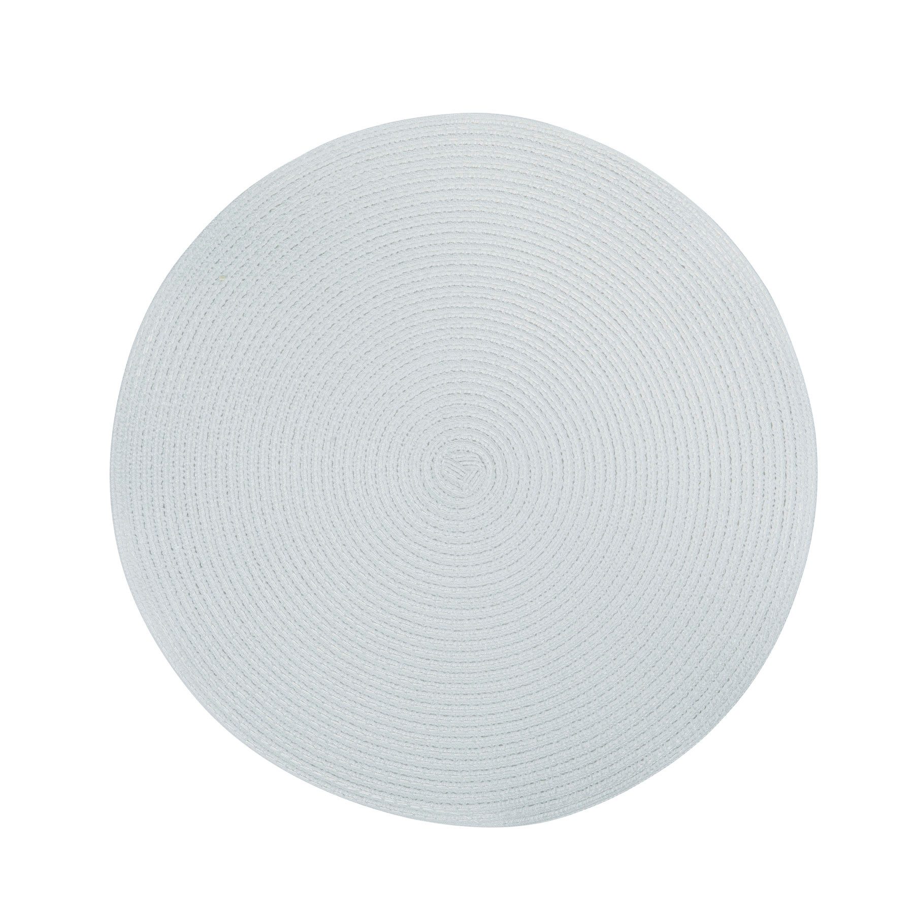 Platzset Tischset rund 12er Set Samba Kreis 038 weiß