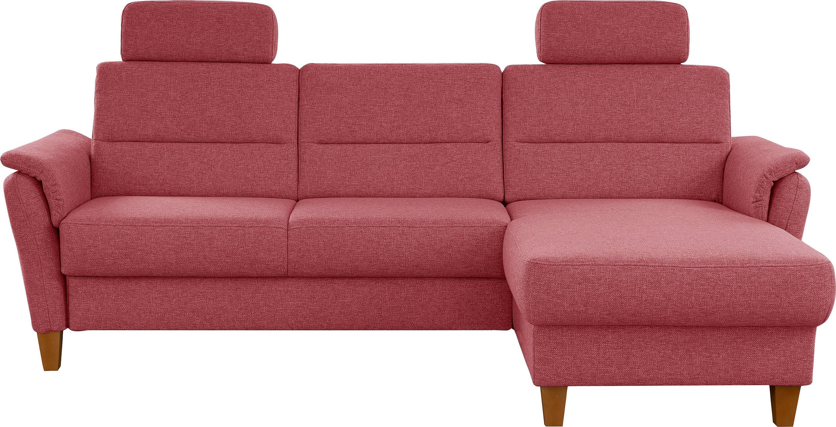 Home affaire Ecksofa Palmera L-Form, Federkern, günstig online kaufen