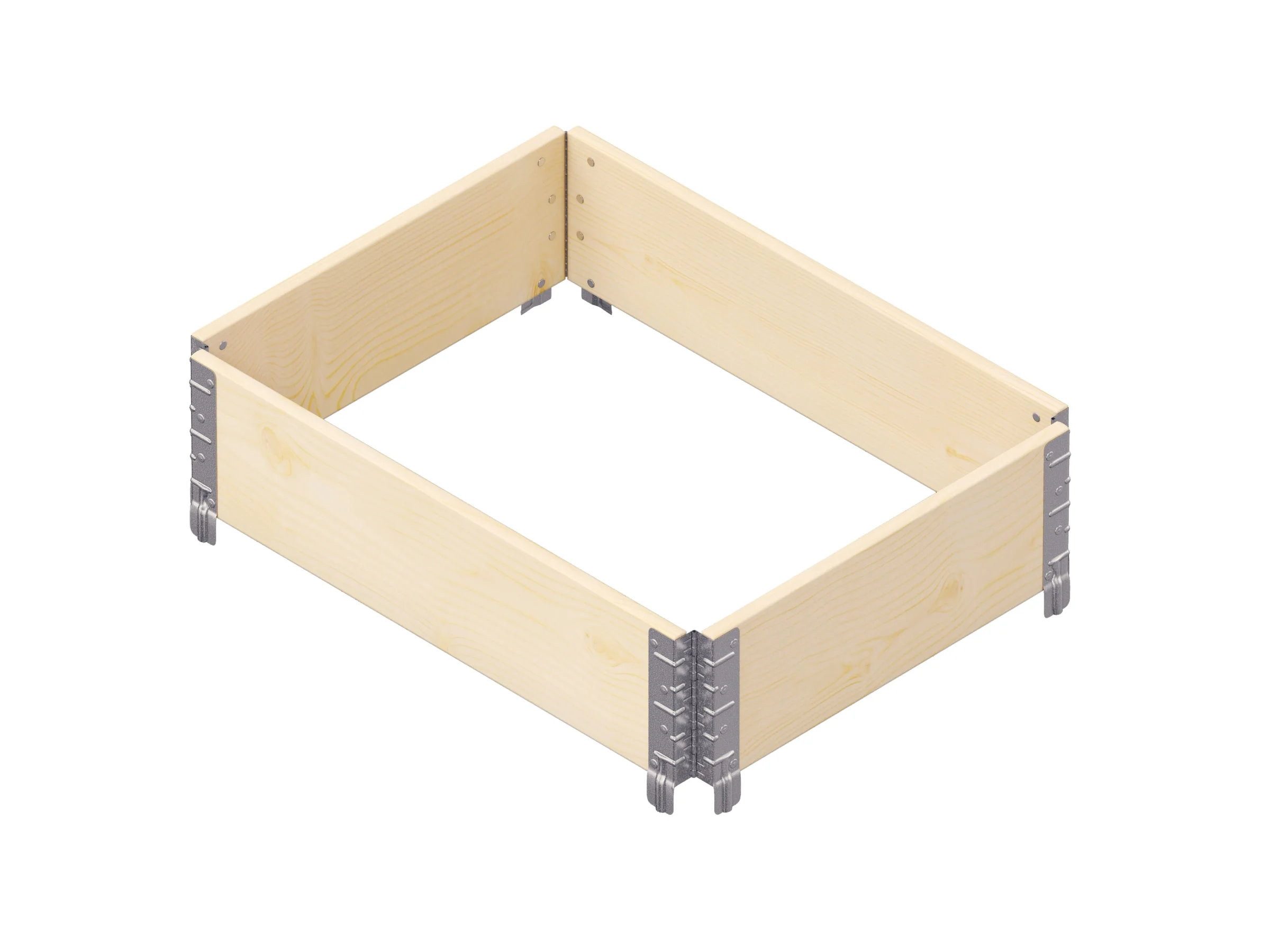 dynamic24 Blumenkasten, Beetumrandung 80x60cm Hochbeet Pflanzbeet günstig online kaufen