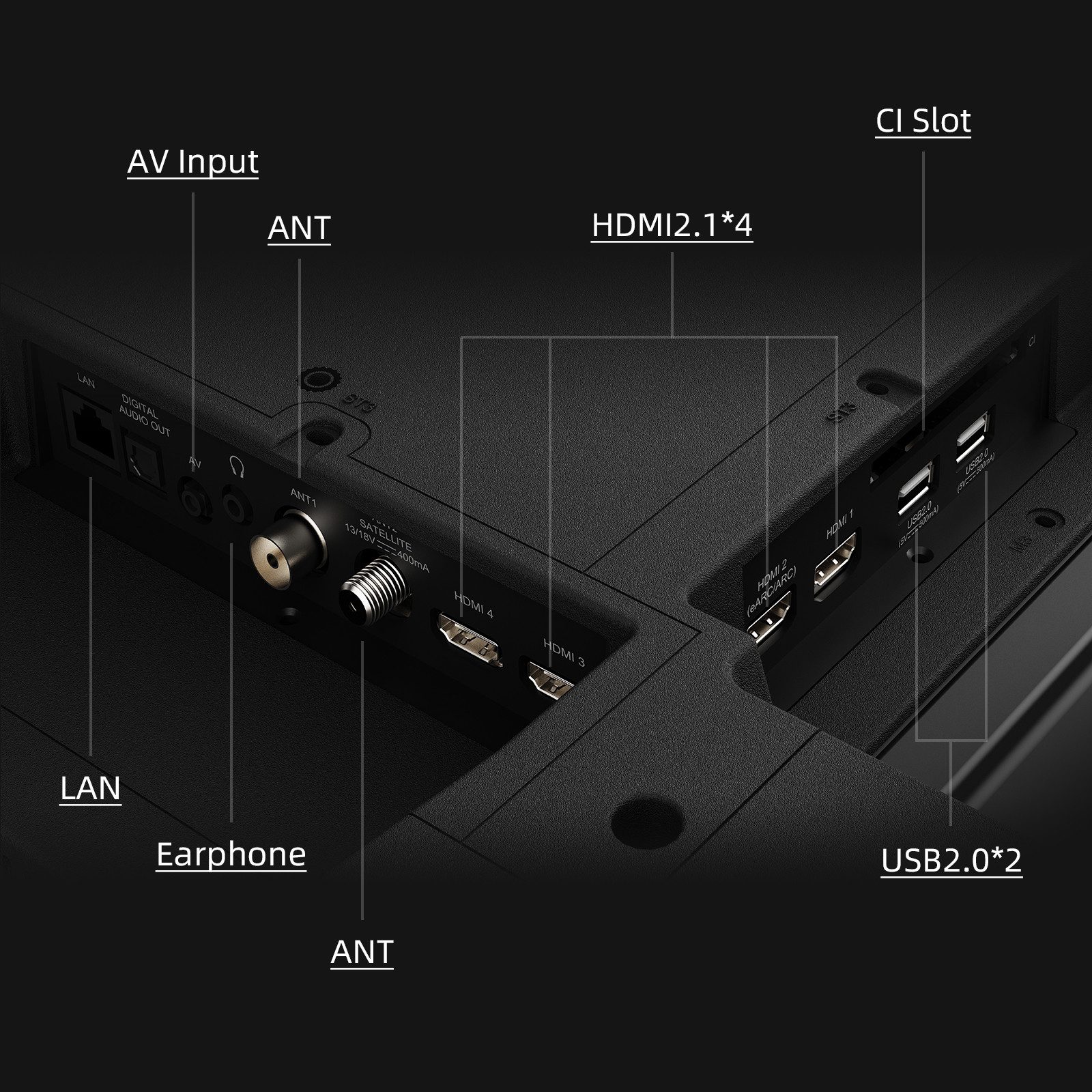 CHiQ M55QN9G Mini-LED-Fernseher (139 cm/55 Zoll, 4K Ultra HD, Smart-TV, Google TV, Mini LED TV, 4K UHD TV, DLG 120Hz, 95% DCI-P3-Farbgenauigkeit, Dolby Vision, Google Assistant)
