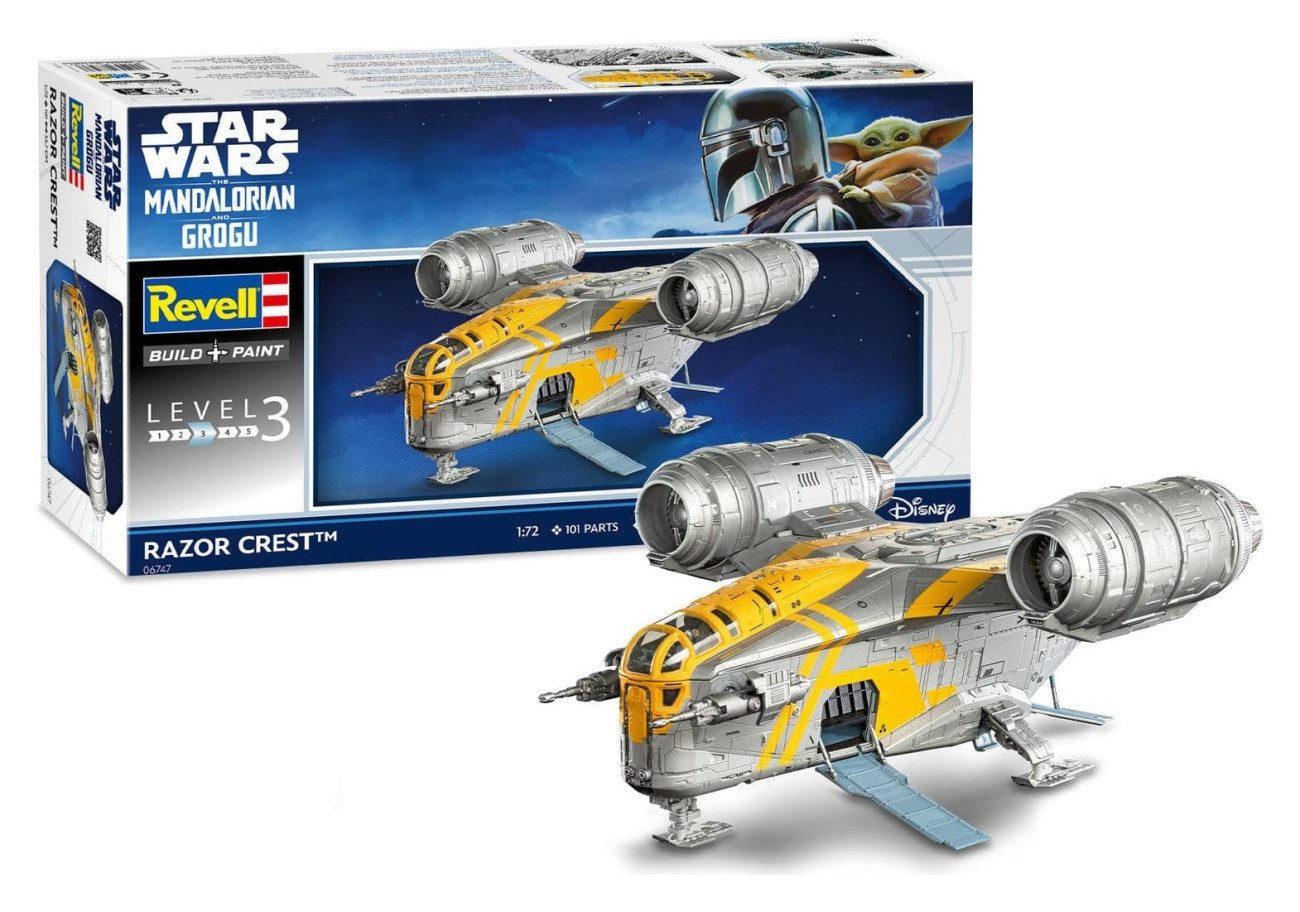 Revell® Modellbausatz Star Wars The Mandalorian and Grogu Revell Modellbausatz 1/72 Razor Cr