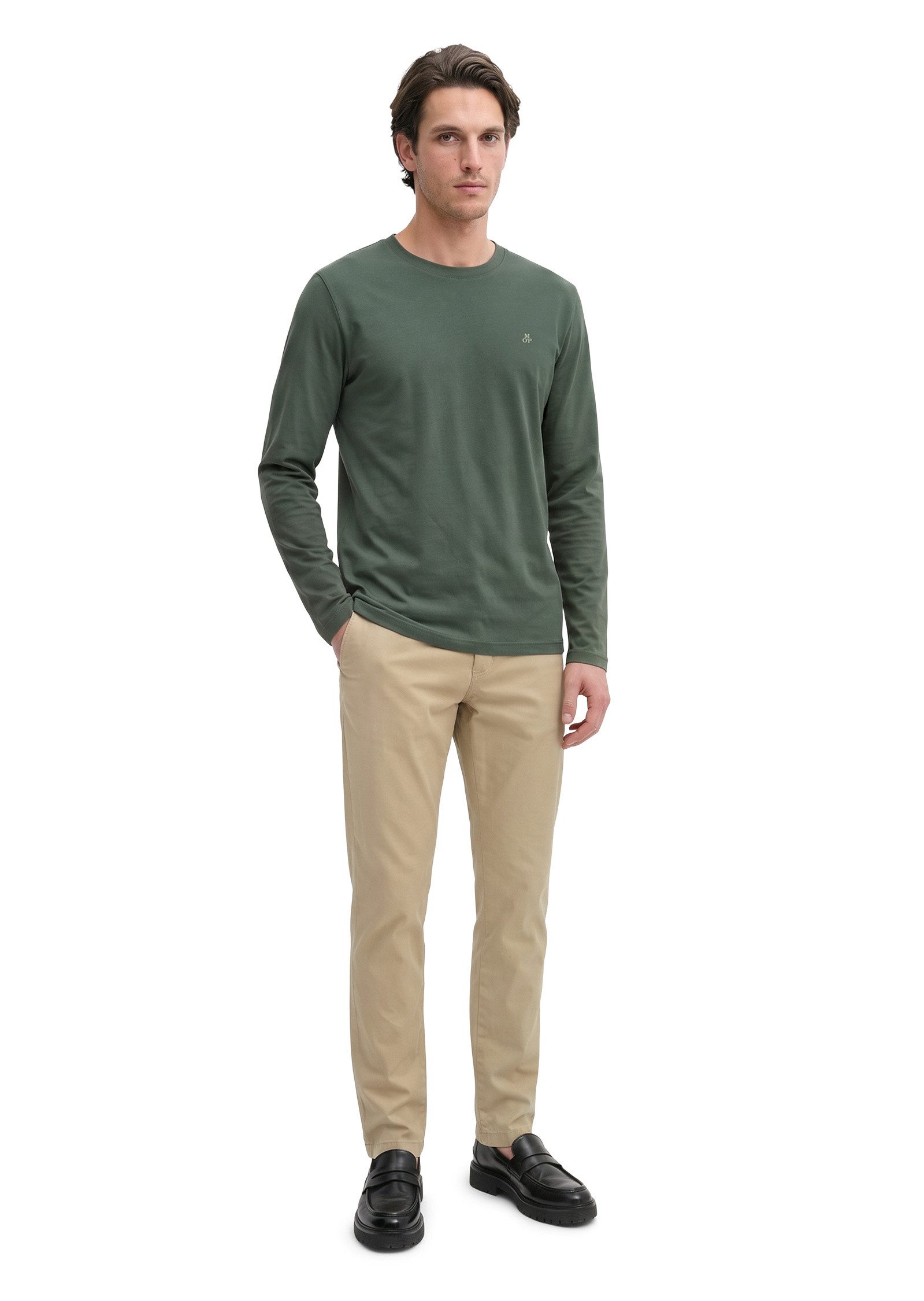 Marc O'Polo Langarmshirt aus reiner Bio-Baumwolle – Bild 5 von 5