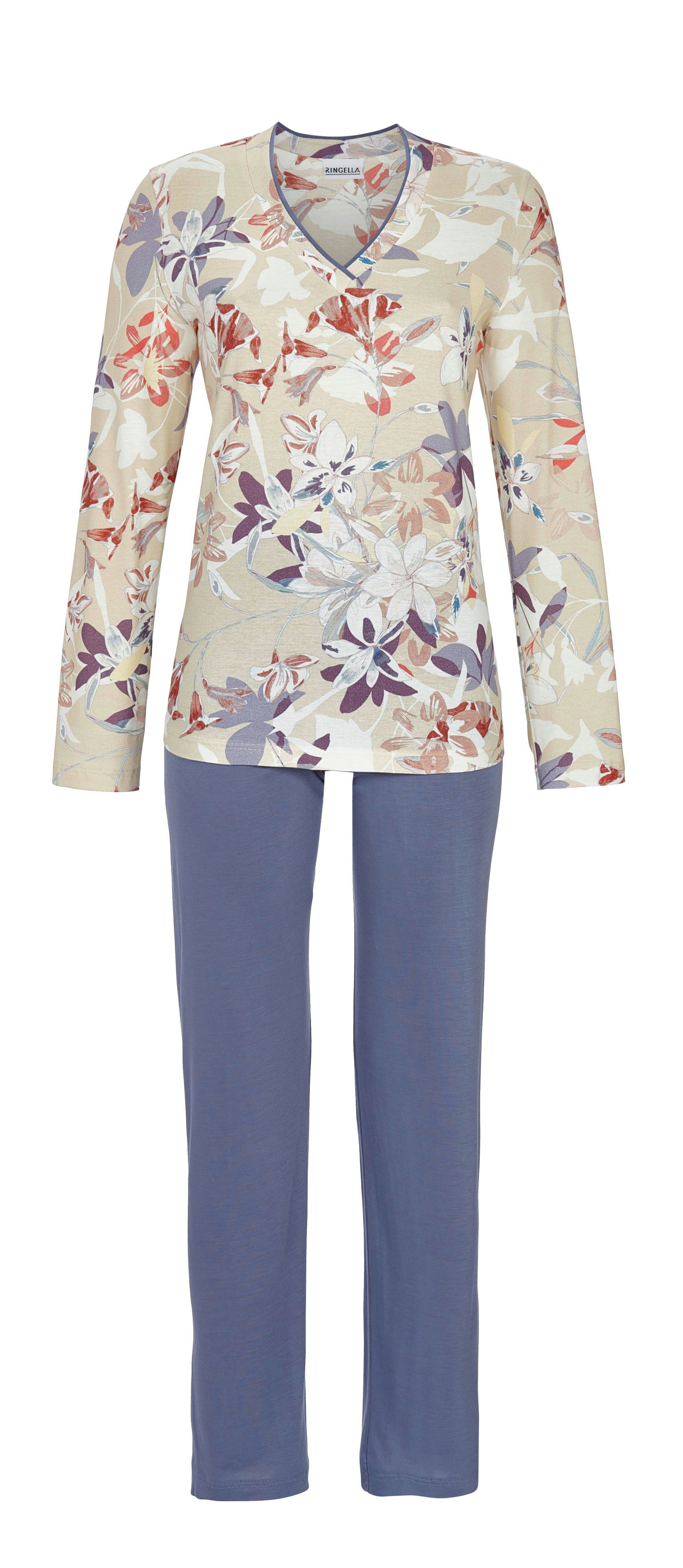 Ringella Pyjama mit abstrahiertem Blumenprint günstig online kaufen
