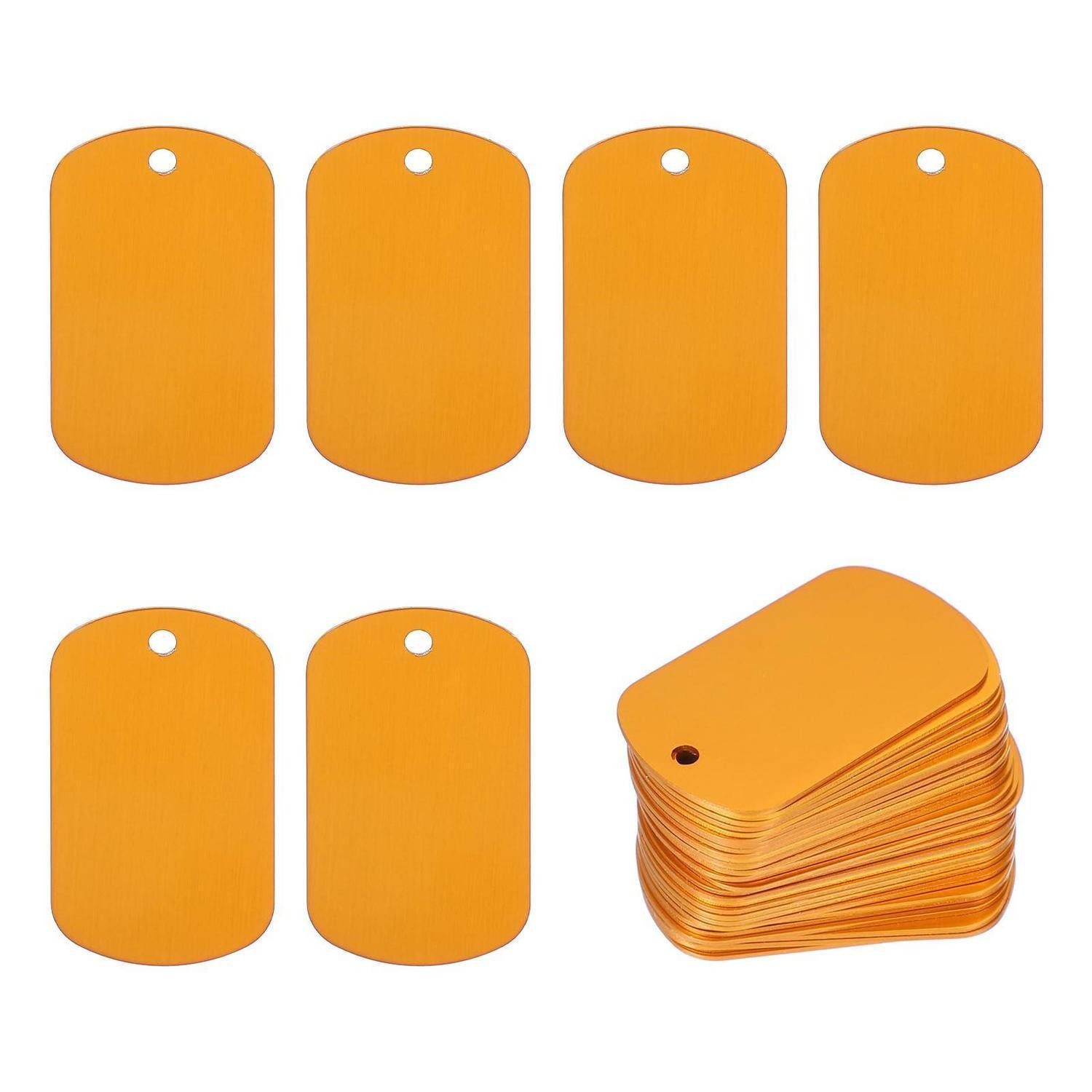 LuxusKollektion Taschenanhänger Metall Stanzrohlinge Gold 50x29mm 55Stk (55-St)