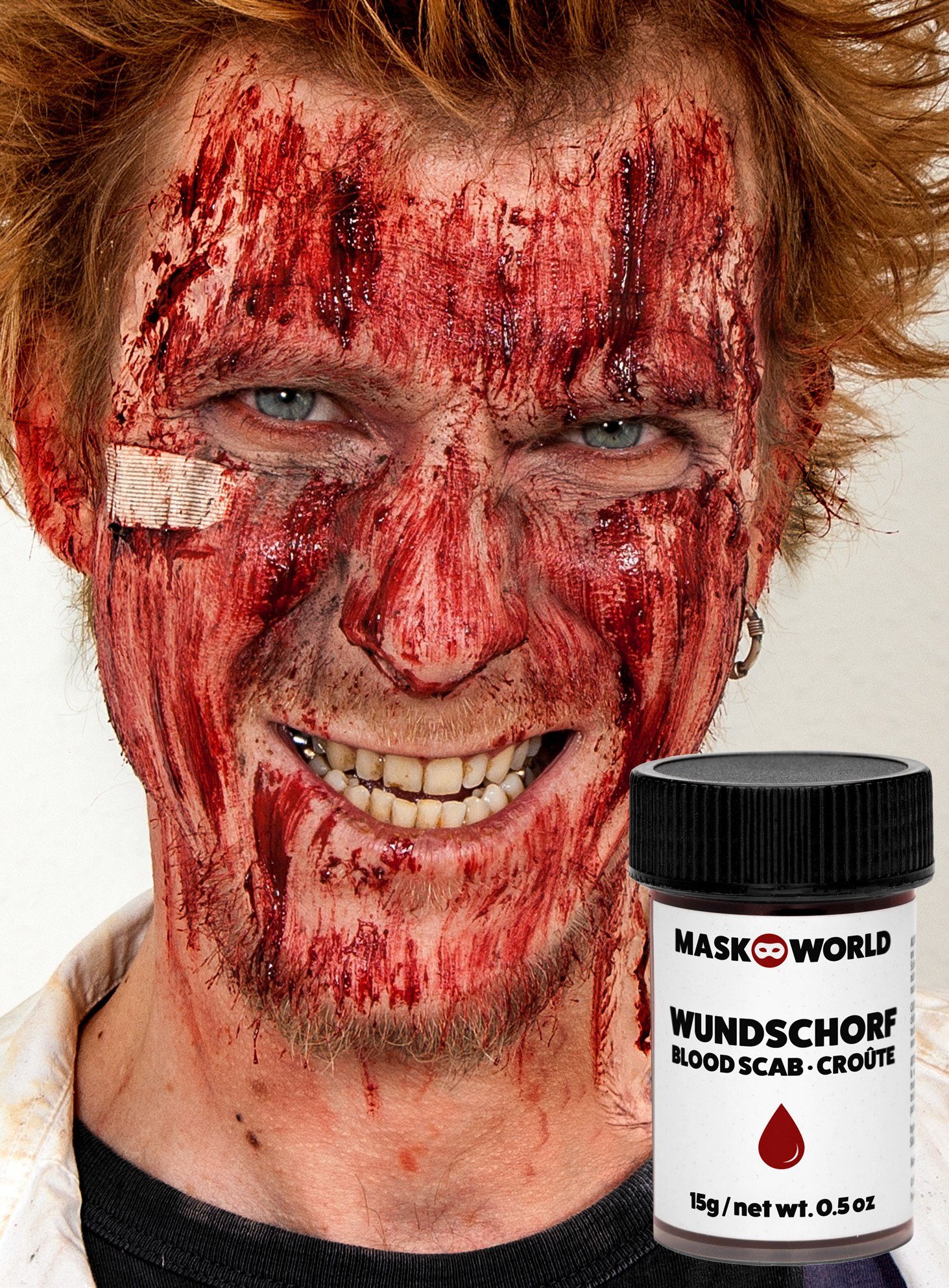 Theaterschminke Wundschorf Verkrustetes Blut für Halloween Kostüm
