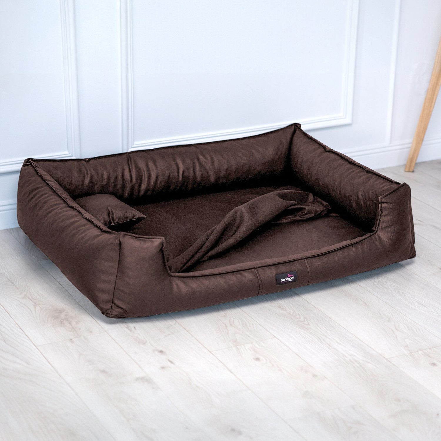 tierlando® Tierbett Quick-Cover SOFT VELOURS Matratzenschoner MADDOX, DONALD, FLOYD, AL, Anti-Haar