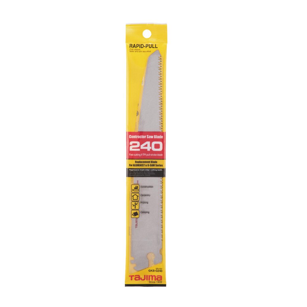 Tajima Sägeblatt G-SAW 240 Ersatzsägeblatt, spezielle 4×4 Verzahnung aus 4 großen und 4 kleinen Sägezähnen