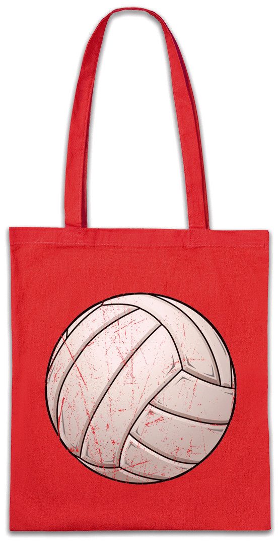Urban Backwoods Beuteltasche Volleyball I Stofftasche Beach Player Sport Passion Love Addiction (1-tlg), Spielfeld Court Spieler Verein