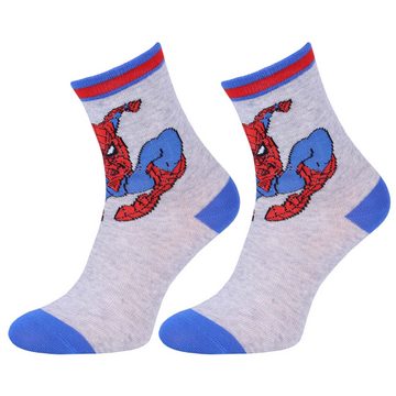 Sarcia.eu Haussocken Marvel Comics Spider-Man Socken für Jungen, lang - 3 Paar 26.5/30.5 EU