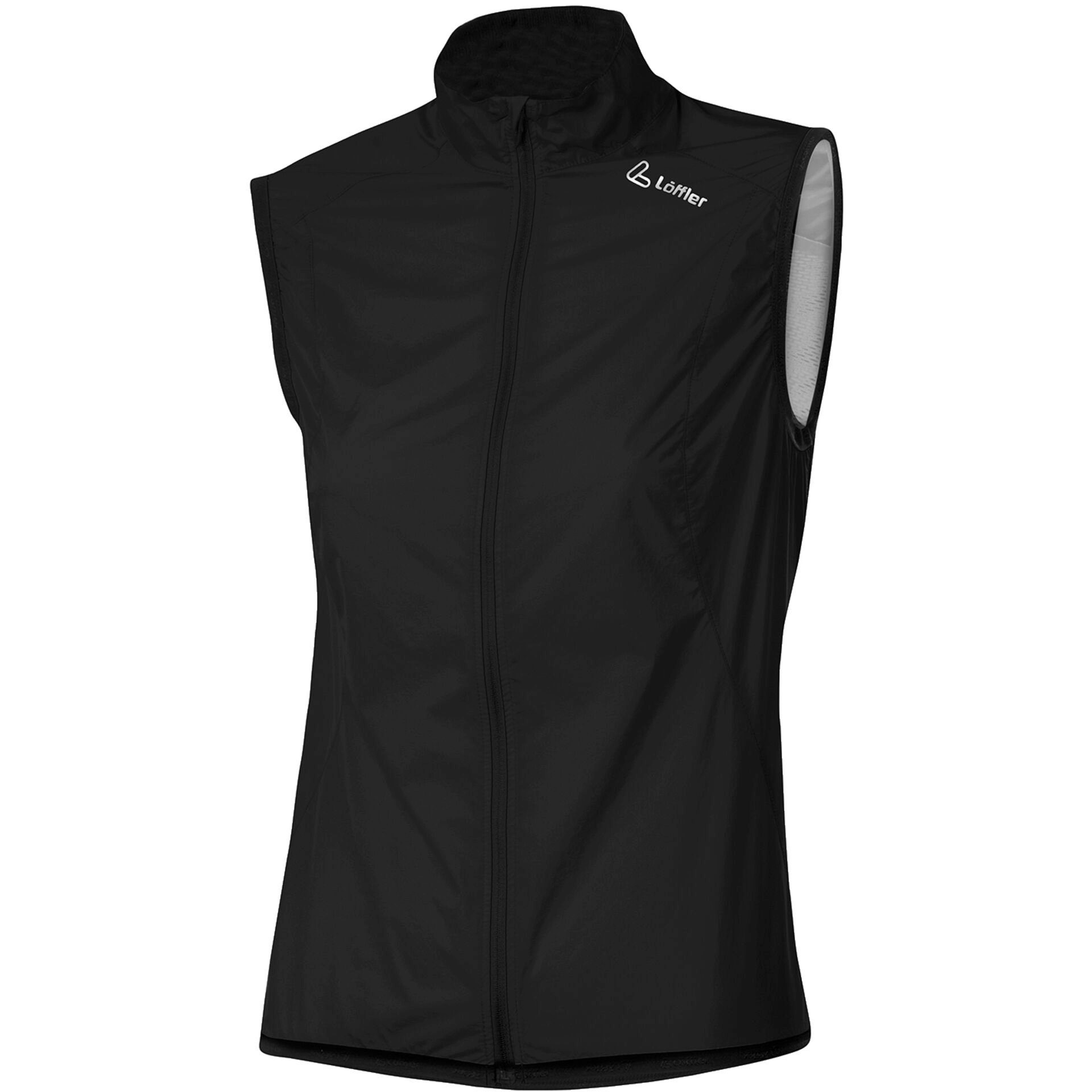 Pocket Löffler 24632 Löffler Regen-Windweste Damen Bike sc schwarz Laufjacke