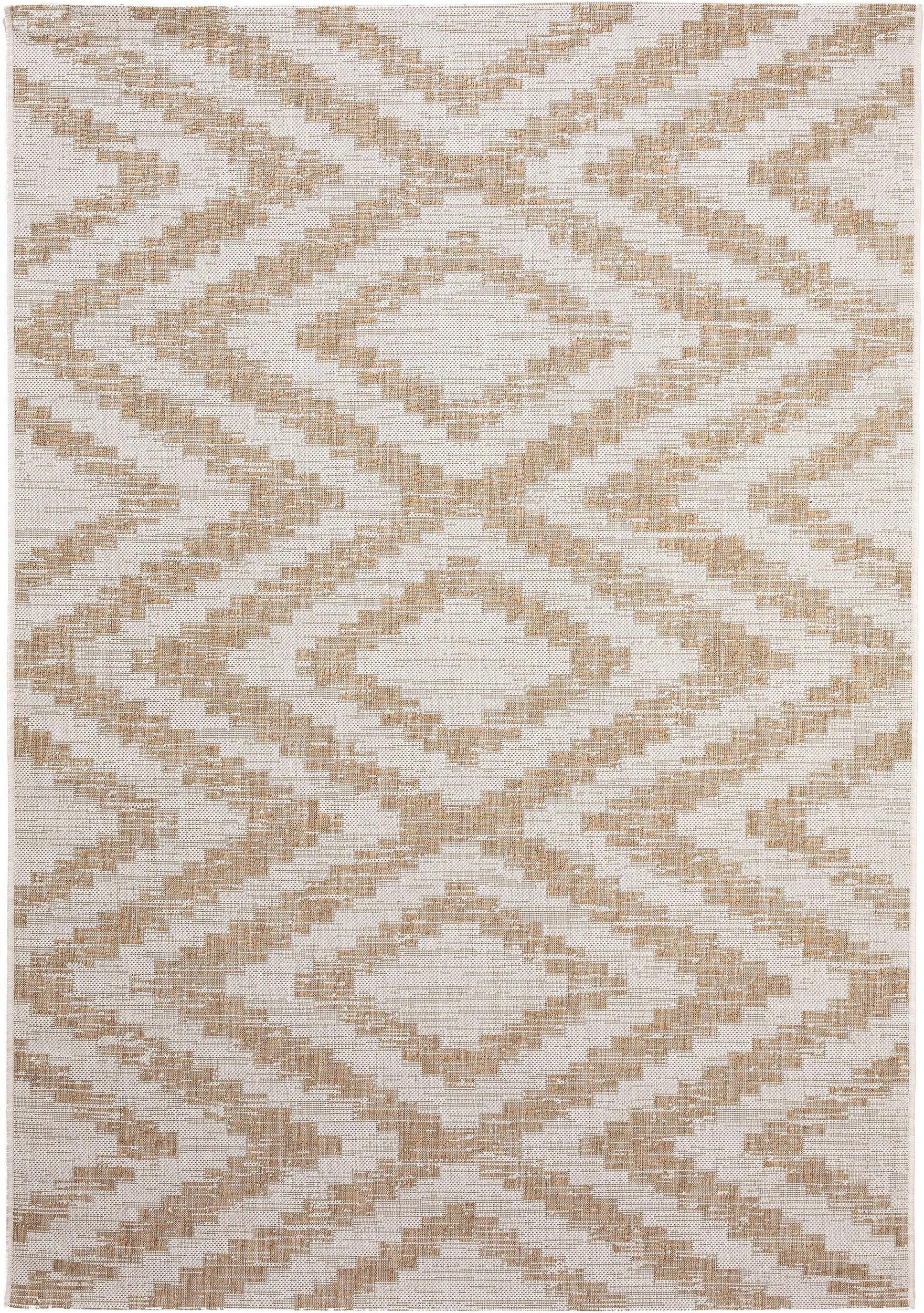 benuta Outdoorteppich Cleo, rechteckig, Höhe: 5 mm, Teppich Wohnzimmer, Schlafzimmer, Esszimmer, Flur, Kunstfaser, Cozy