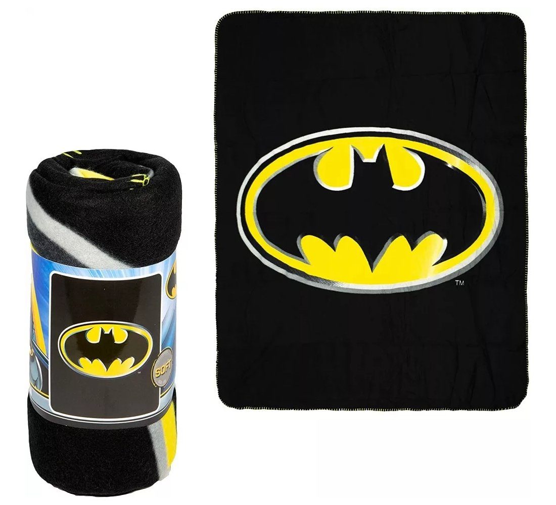 Kinderdecke Batman Fleecedecke Superheld Warm Kuscheldecke Fledermaus 100x140cm, Batman